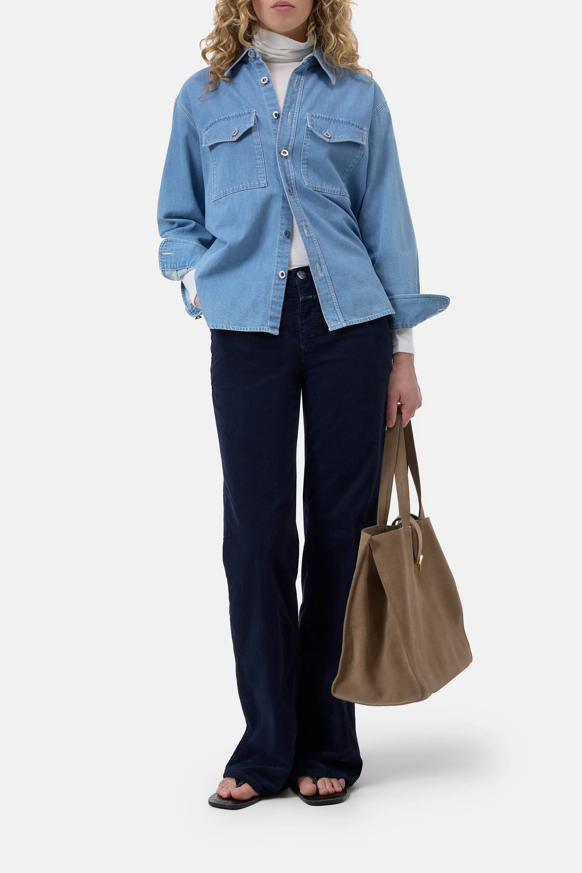 Closed Wide Pants - Gillan - Dark Night