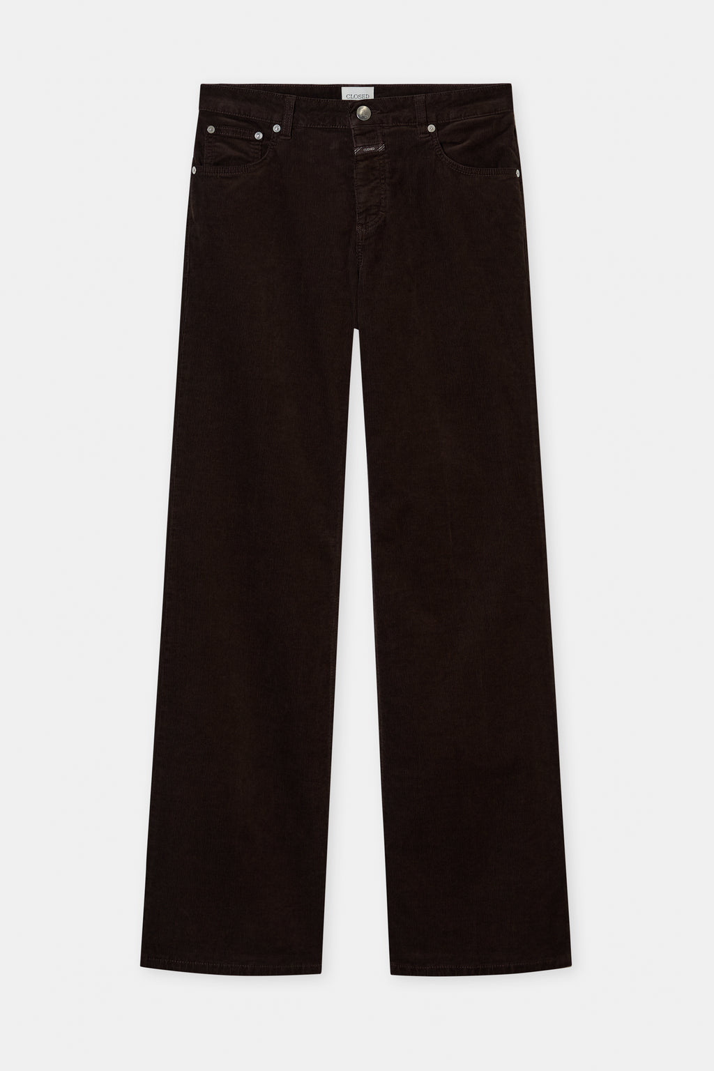 Closed Wide Pants - Gillan - Mahagony Brown