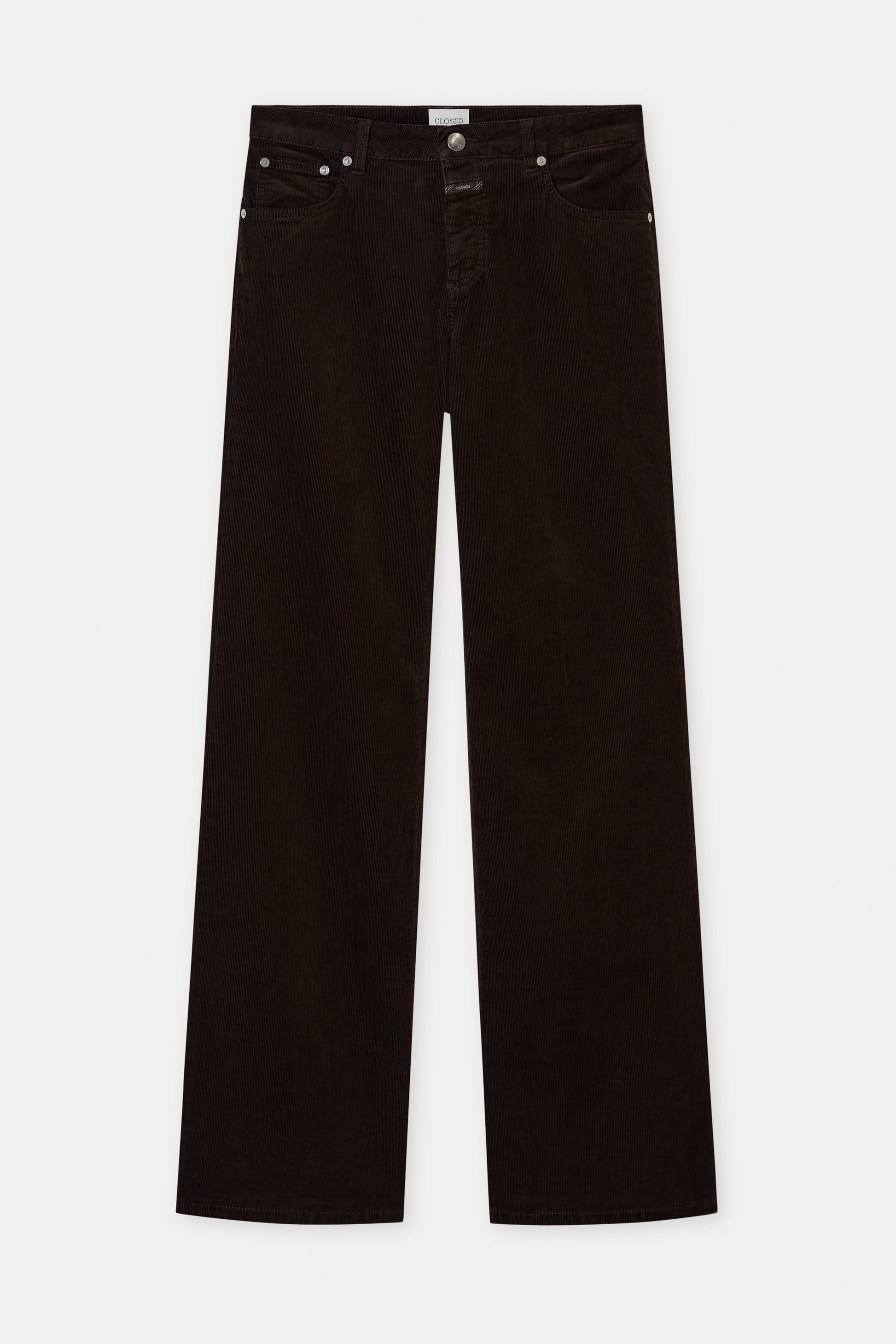 Closed Wide Pants - Gillan - Mahagony Brown