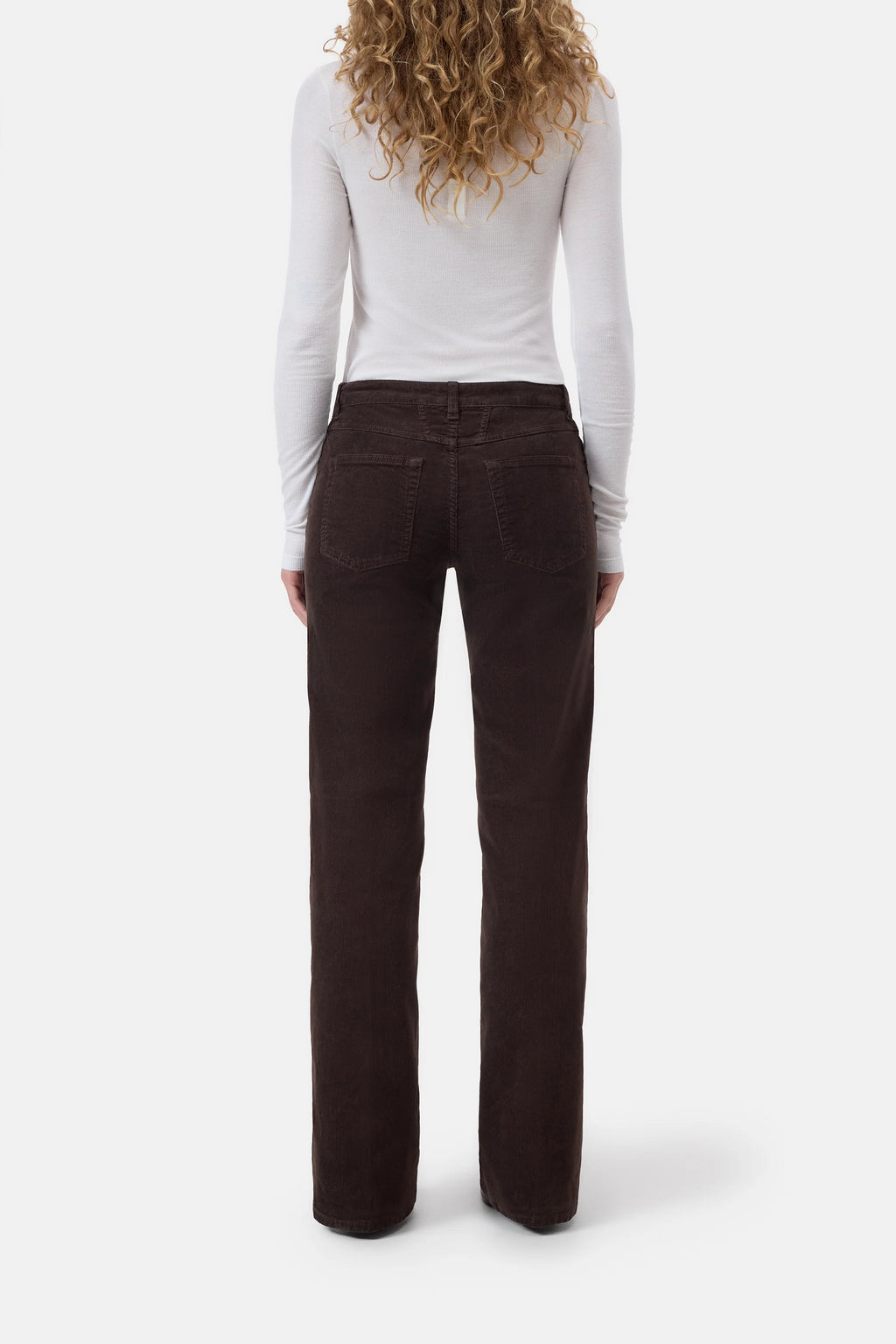 Closed Wide Pants - Gillan - Mahagony Brown