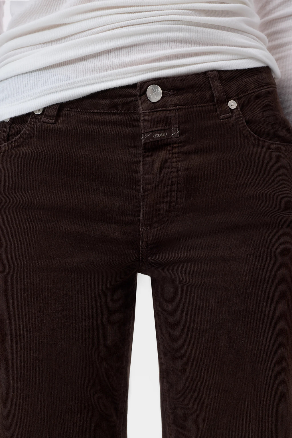 Closed Wide Pants - Gillan - Mahagony Brown