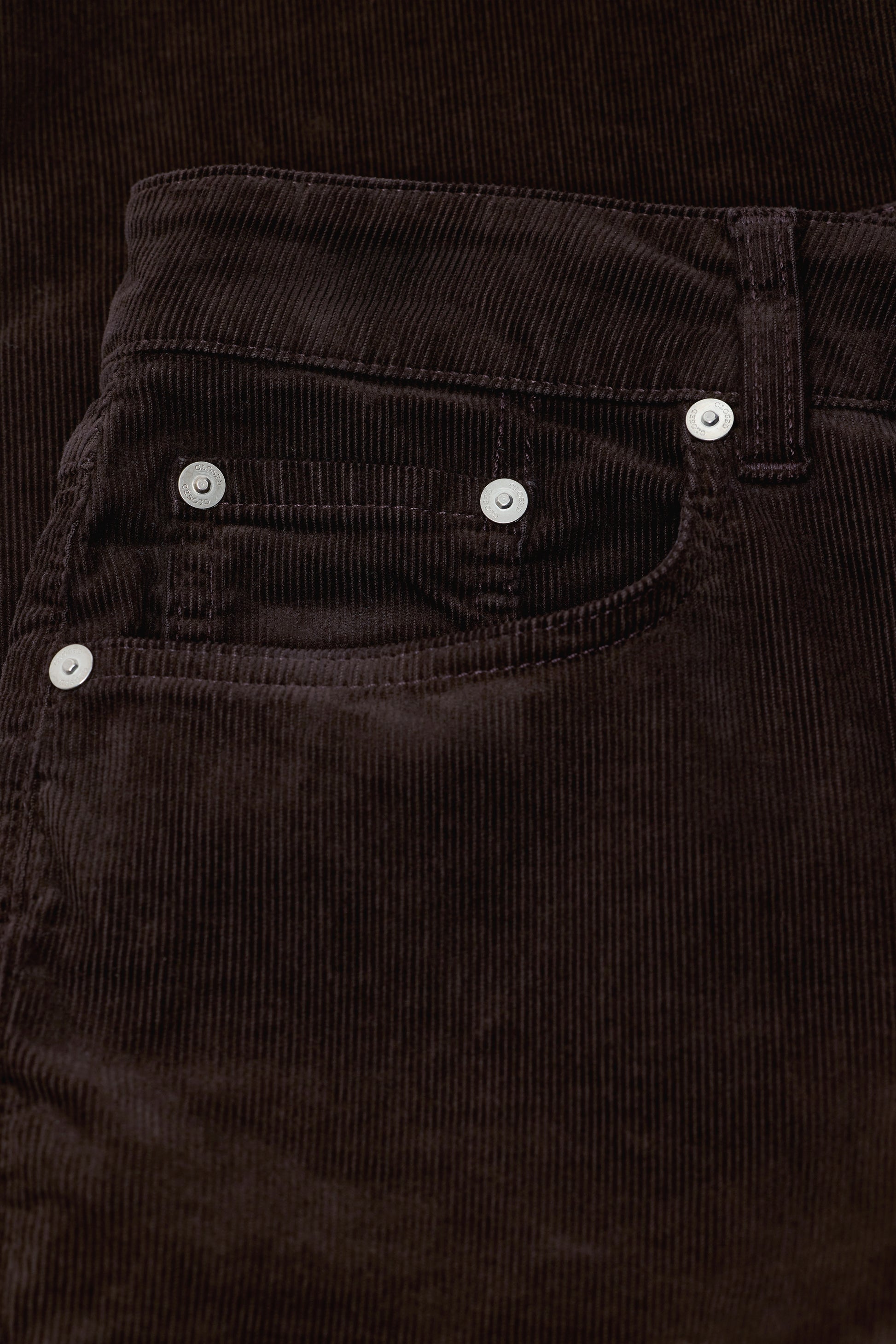 Closed Wide Pants - Gillan - Mahagony Brown