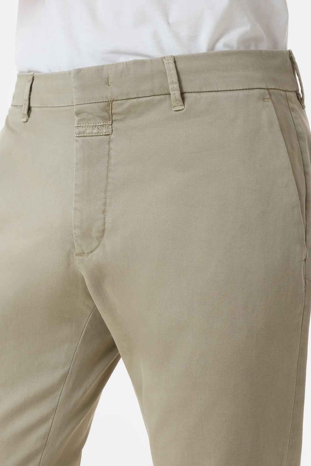 Closed Slim Cotton Pants - Clifton True - Bayleaf Beige