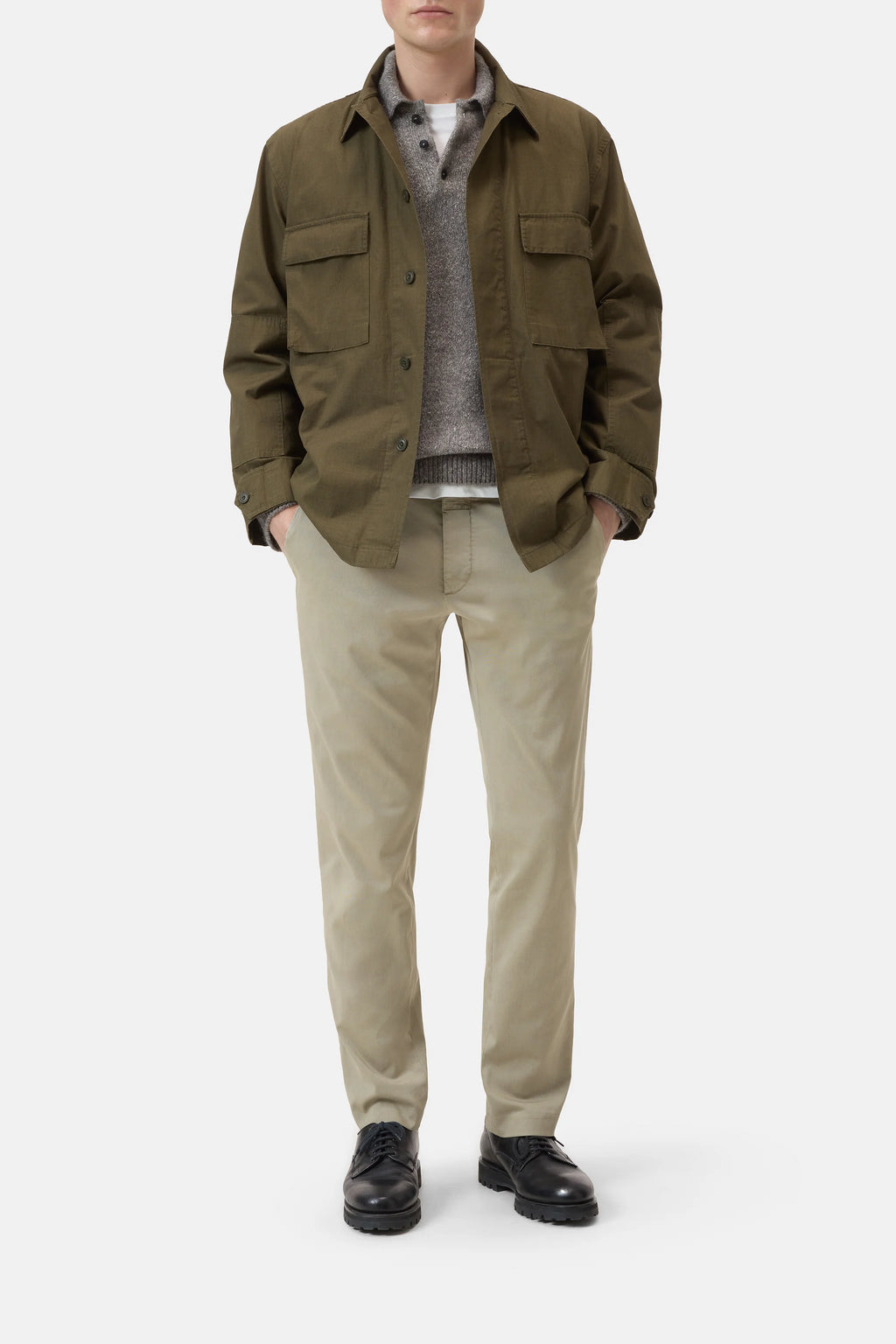 Closed Slim Cotton Pants - Clifton True - Bayleaf Beige
