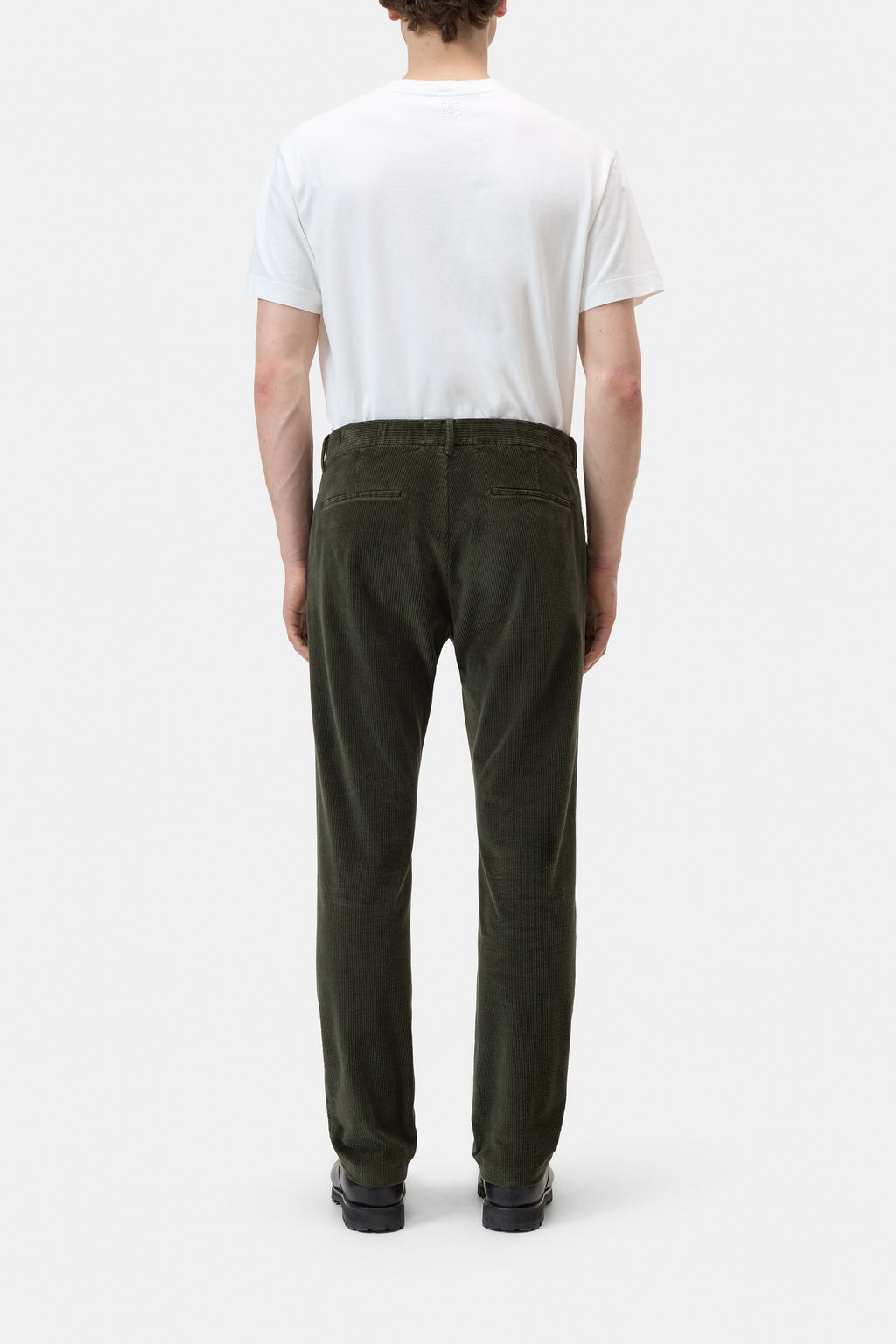 Closed Slim Corduroy Pants - Clifton True - Dark Olive Green