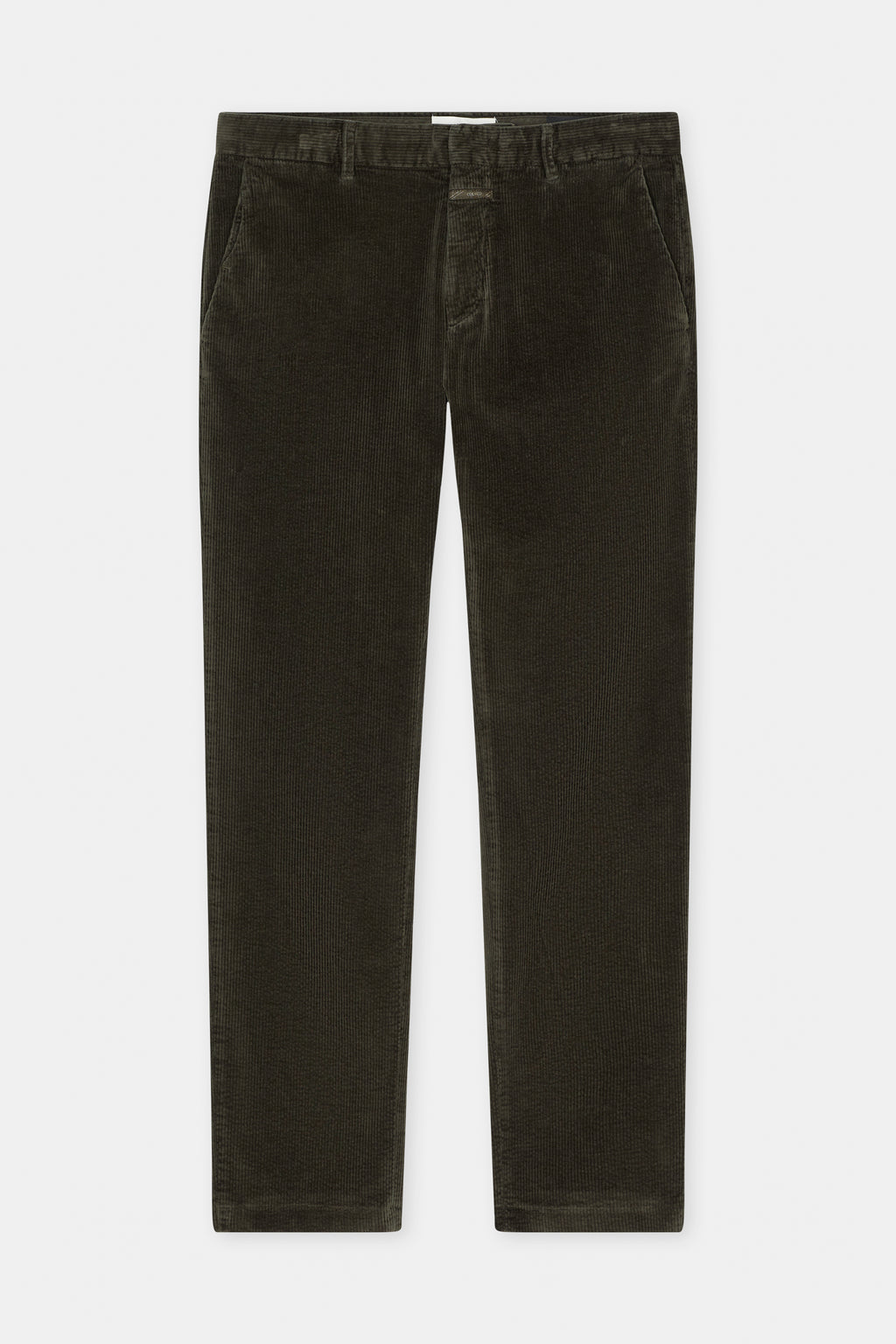 Closed Slim Corduroy Pants - Clifton True - Dark Olive Green