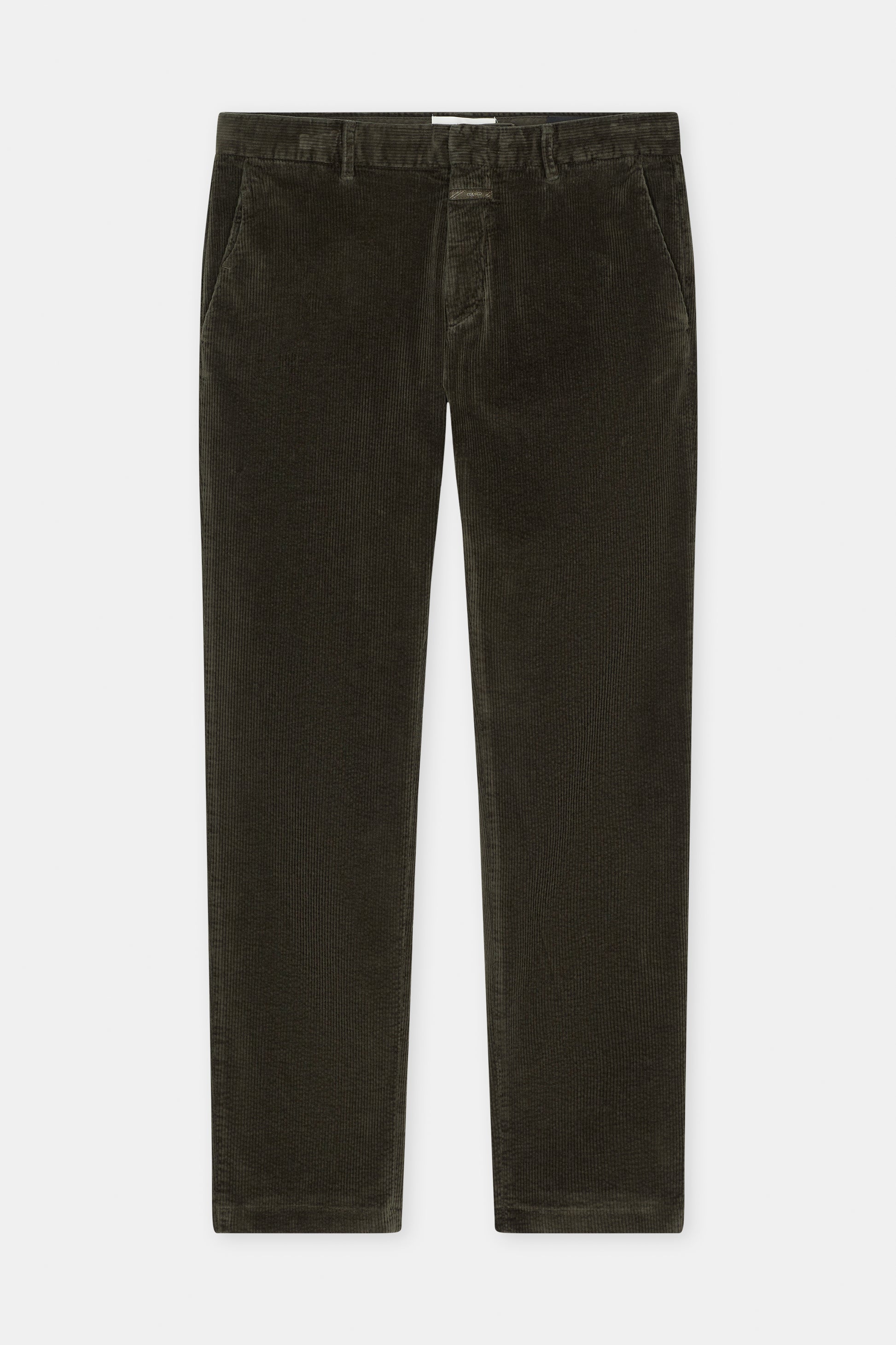 Closed Slim Corduroy Pants - Clifton True - Dark Olive Green