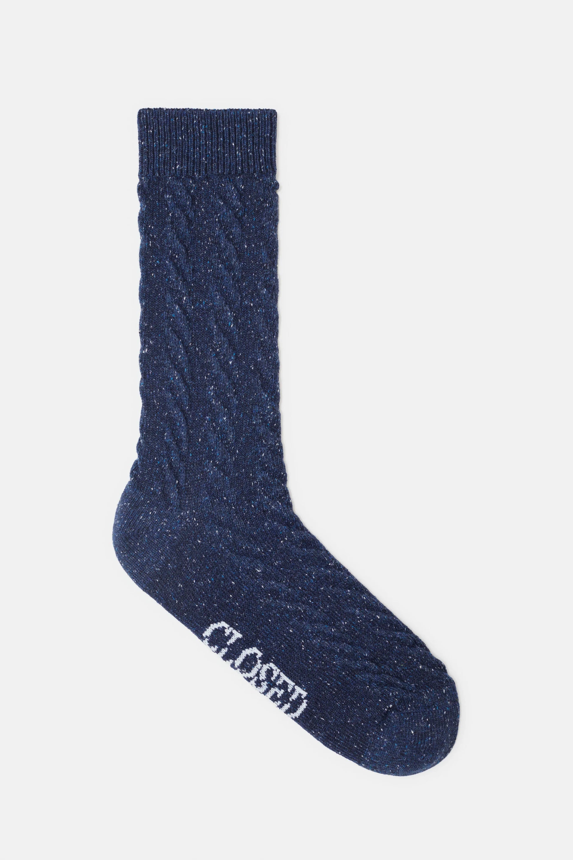 CLOSED- Wool-Silk Mix Sock- Dark Night