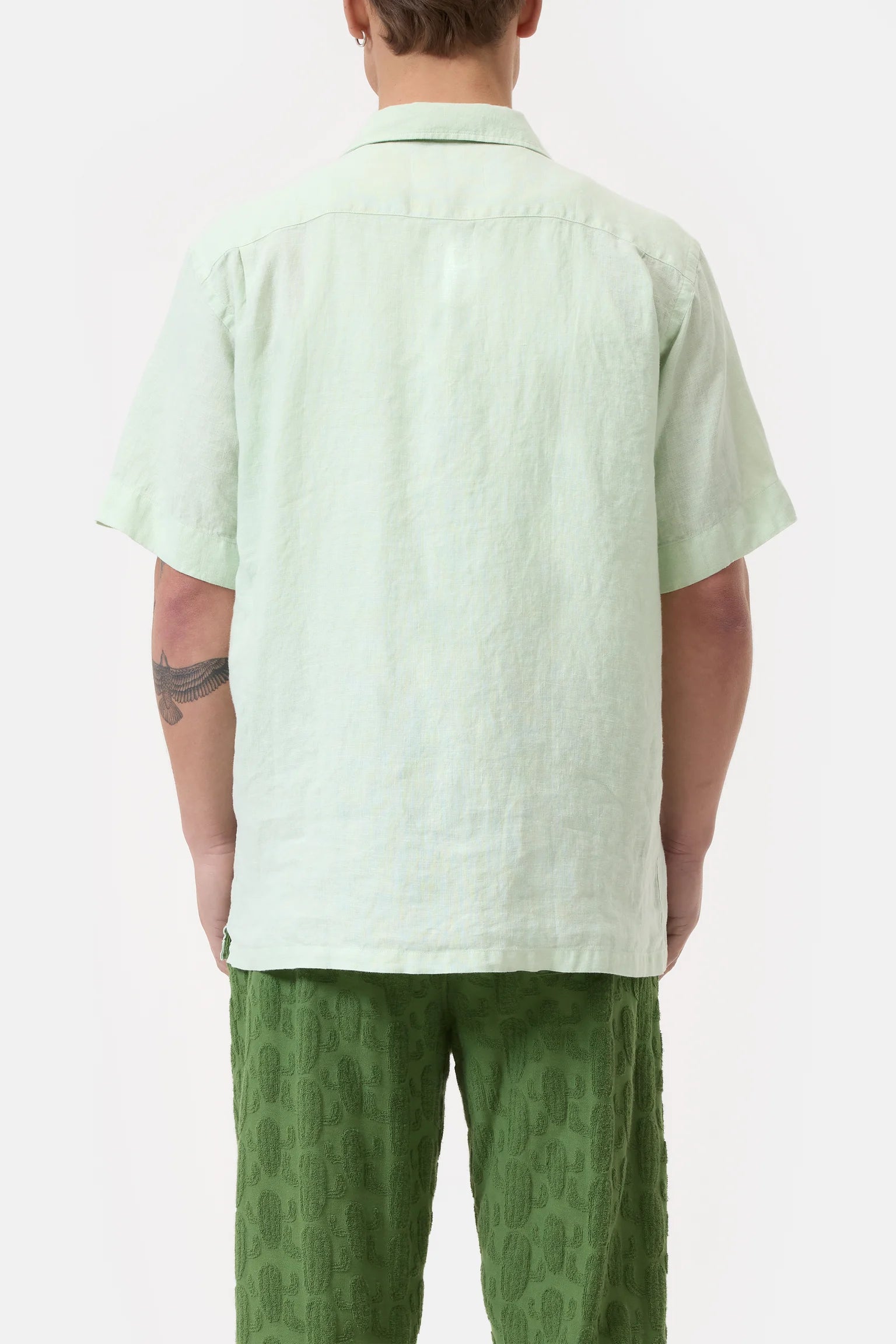 Closed Linen Shirt - Bud Green