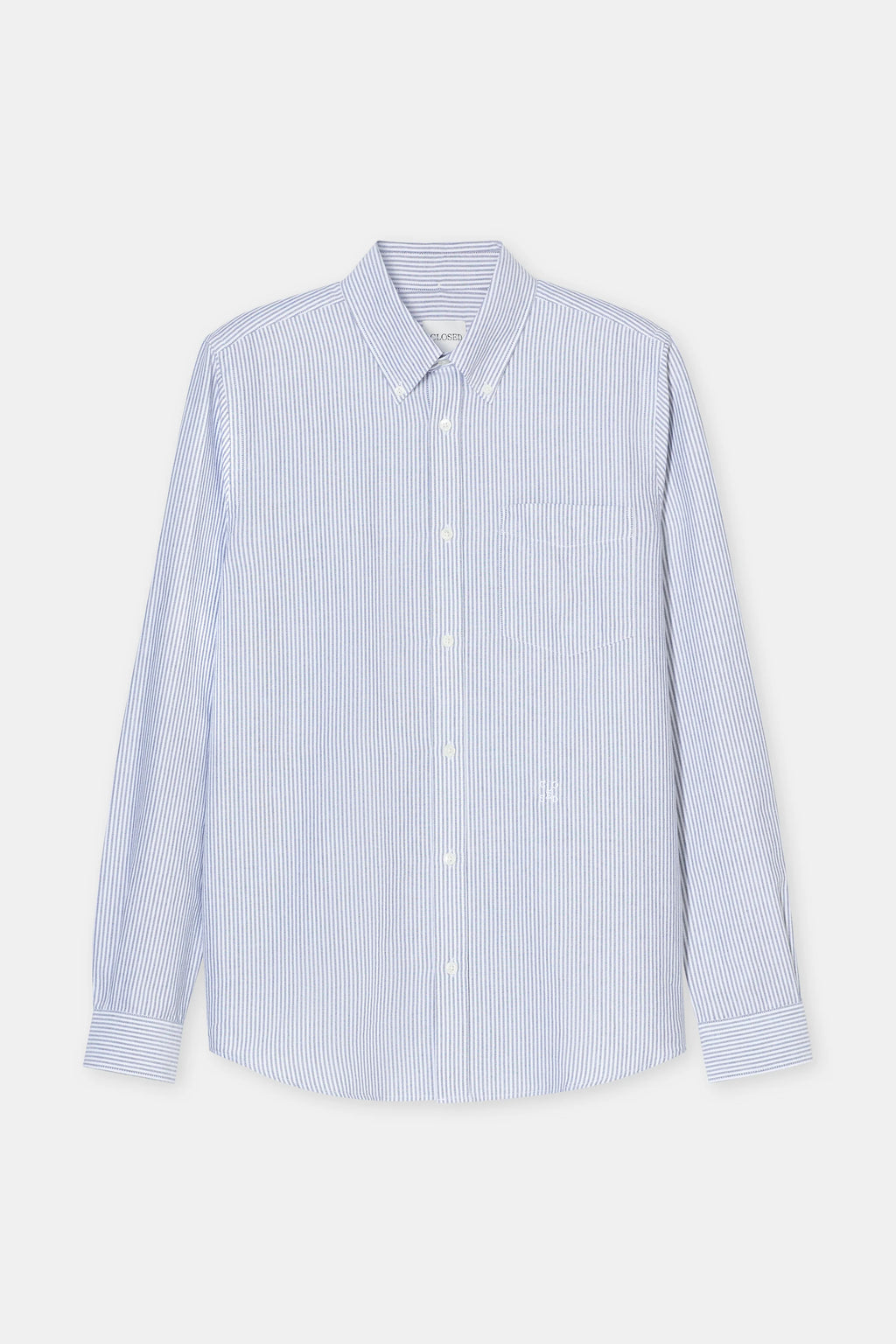 Closed Button-Down - Dark Night Stripe
