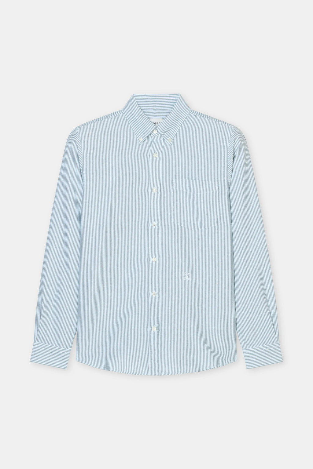 Closed Striped Button-Down Shirt - Dark Olive