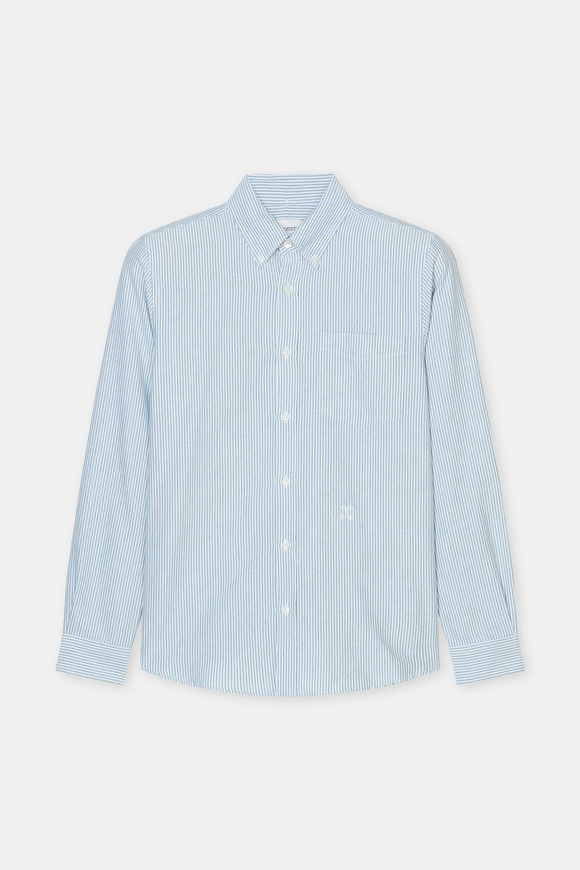 Closed Striped Button-Down Shirt - Dark Olive