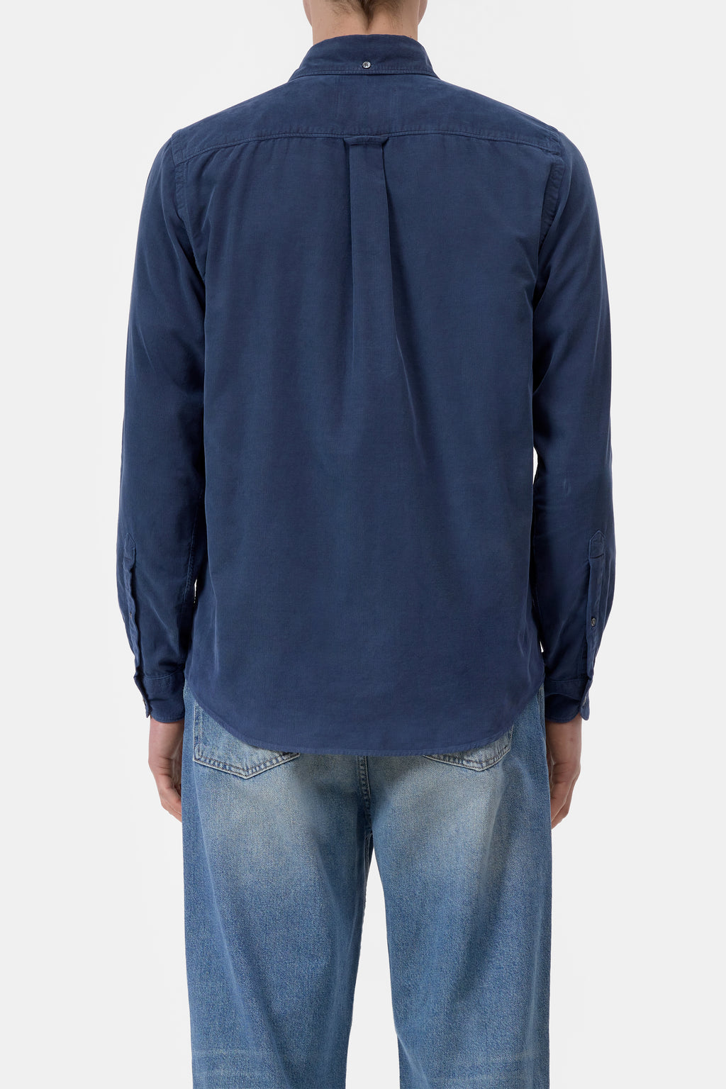Closed Corduroy Button-Down Shirt - Dark Navy