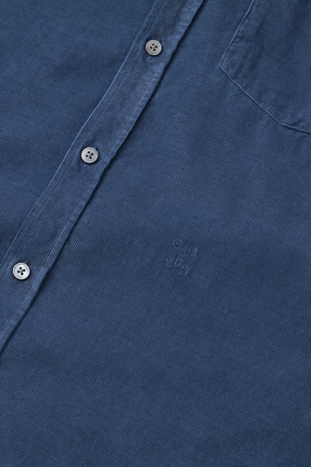 Closed Corduroy Button-Down Shirt - Dark Navy