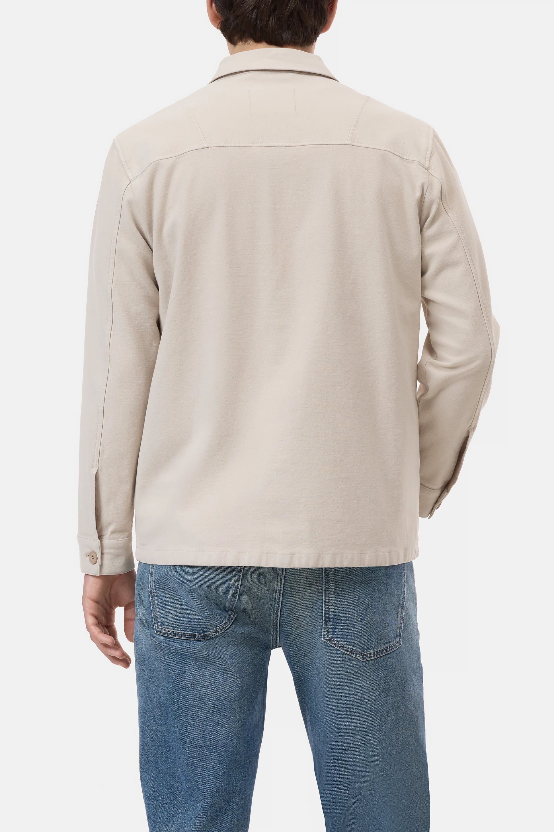 Closed Baumwoll-Overshirt- Silt Grey