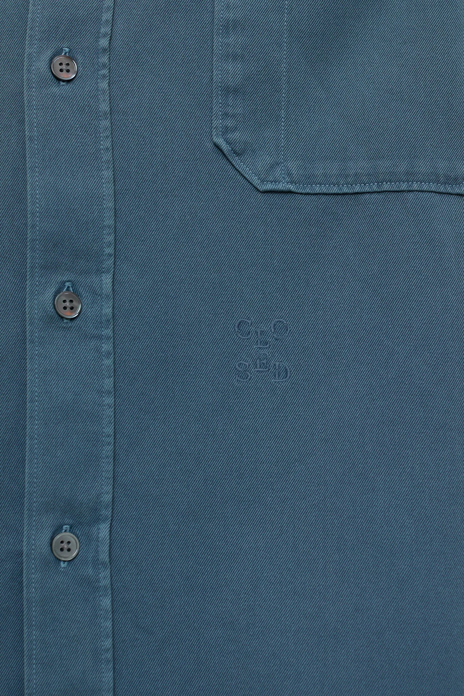 Closed Shirt - Graphite Blue