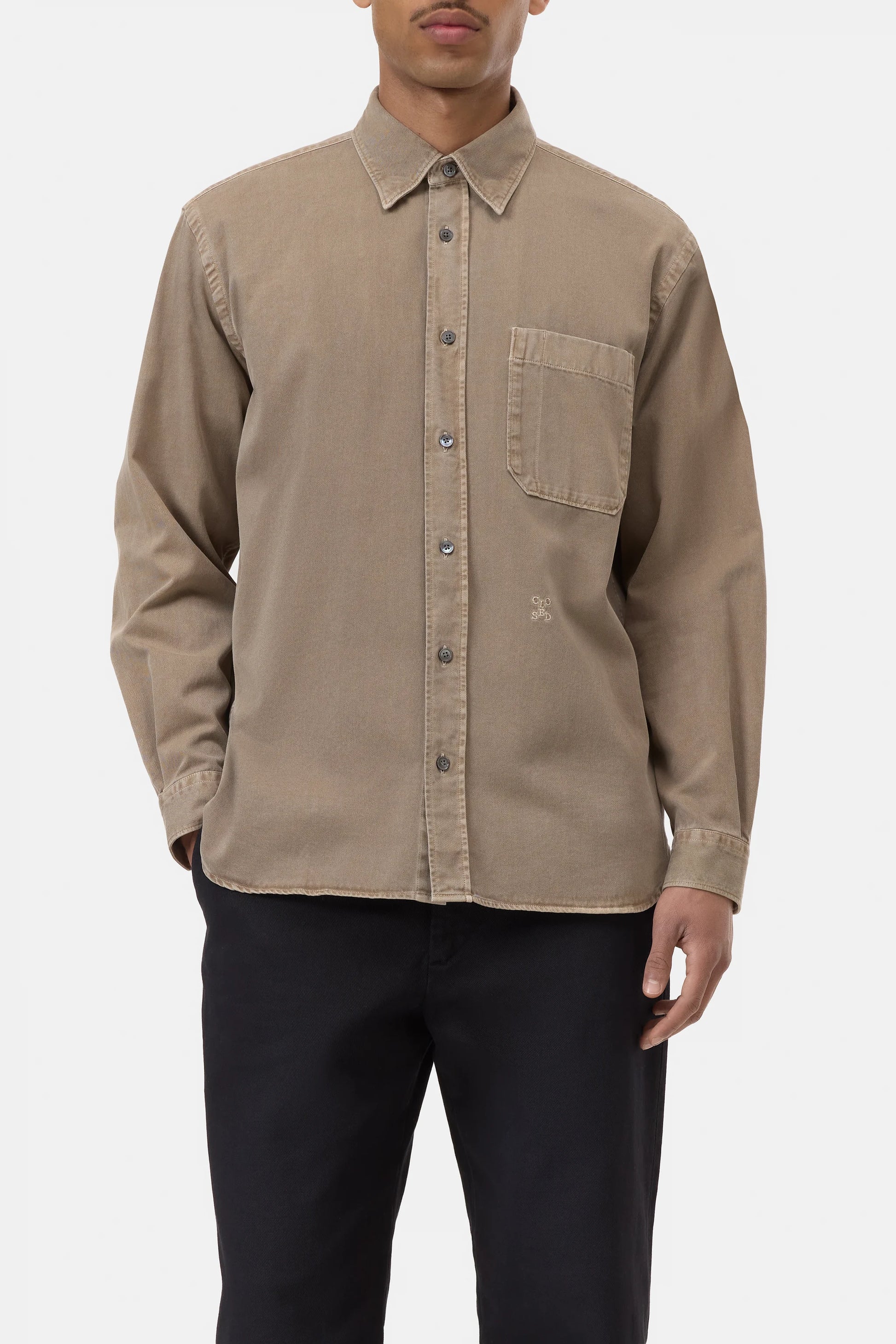 Closed Army Shirt - Rock Beige