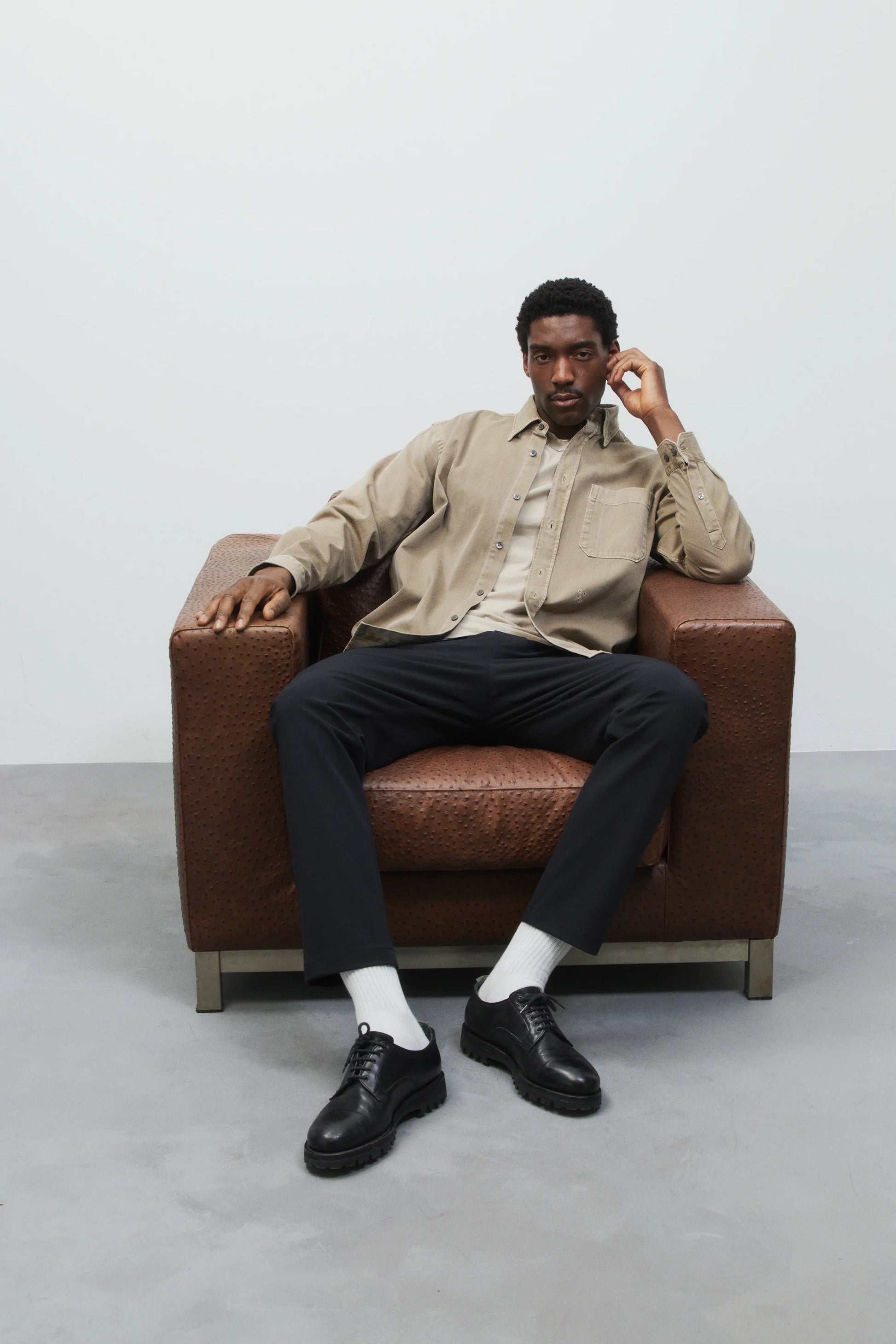 Closed Army Shirt - Rock Beige
