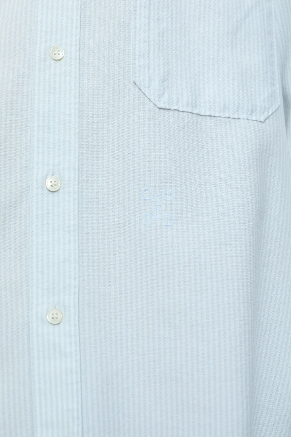 Closed Formal Army Shirt   - Light Sky Blue