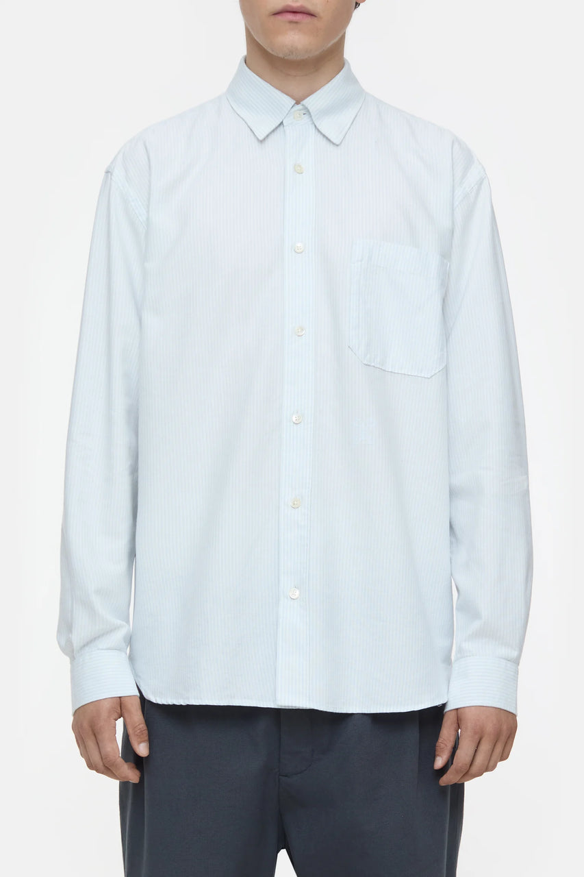 Closed Formal Army Shirt   - Light Sky Blue