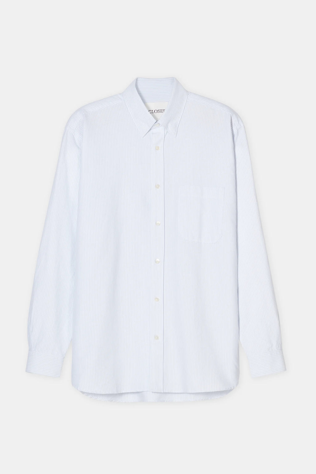 Closed Formal Army Shirt   - Light Sky Blue