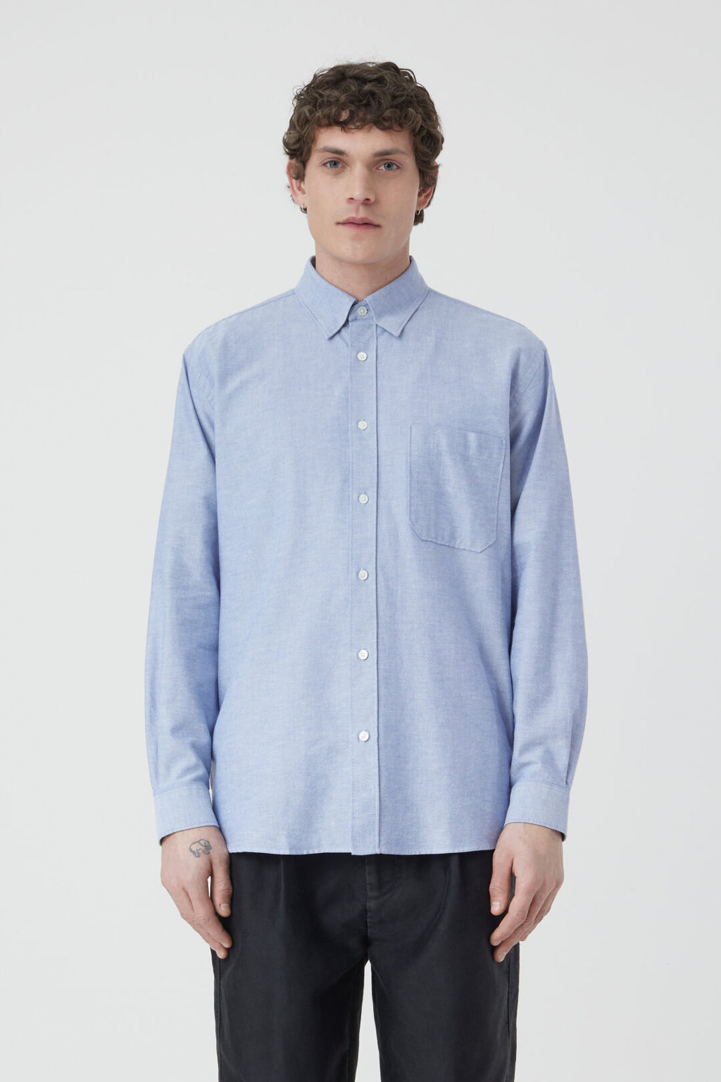 Closed Oxford Shirt - Dark Night