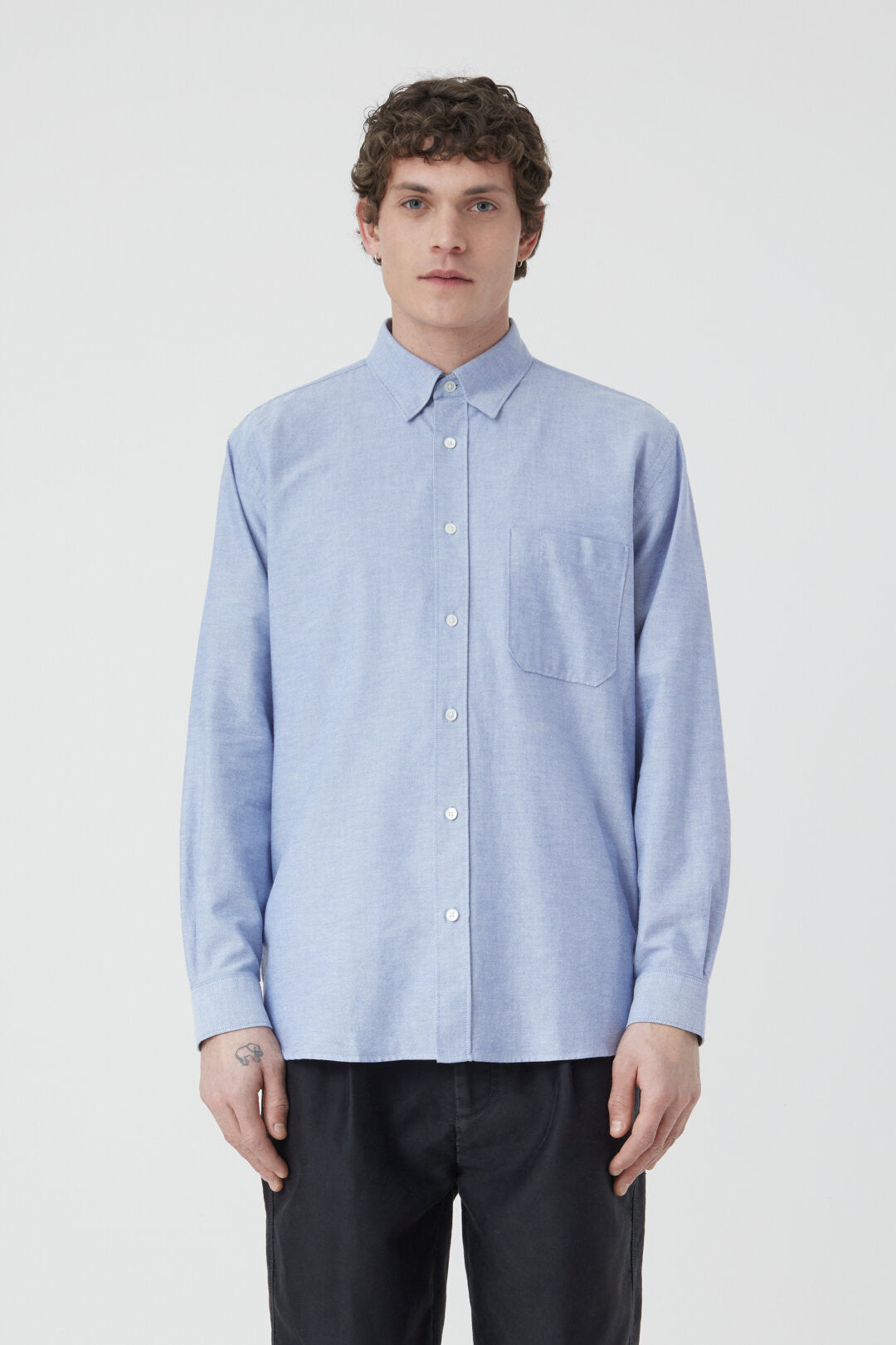 Closed Oxford Shirt - Dark Night