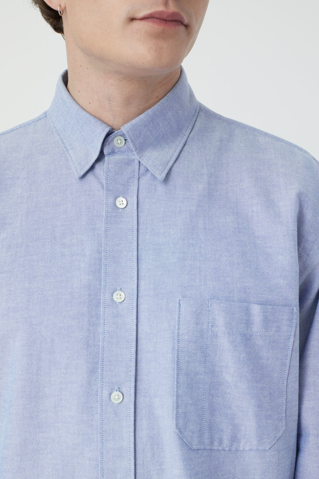 Closed Oxford Shirt - Dark Night