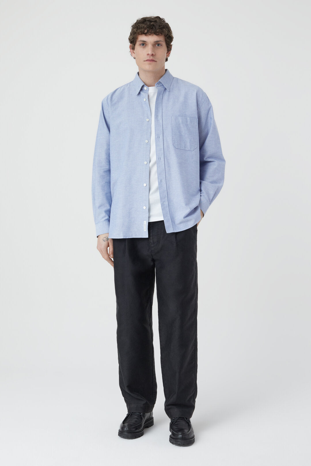 Closed Oxford Shirt - Dark Night