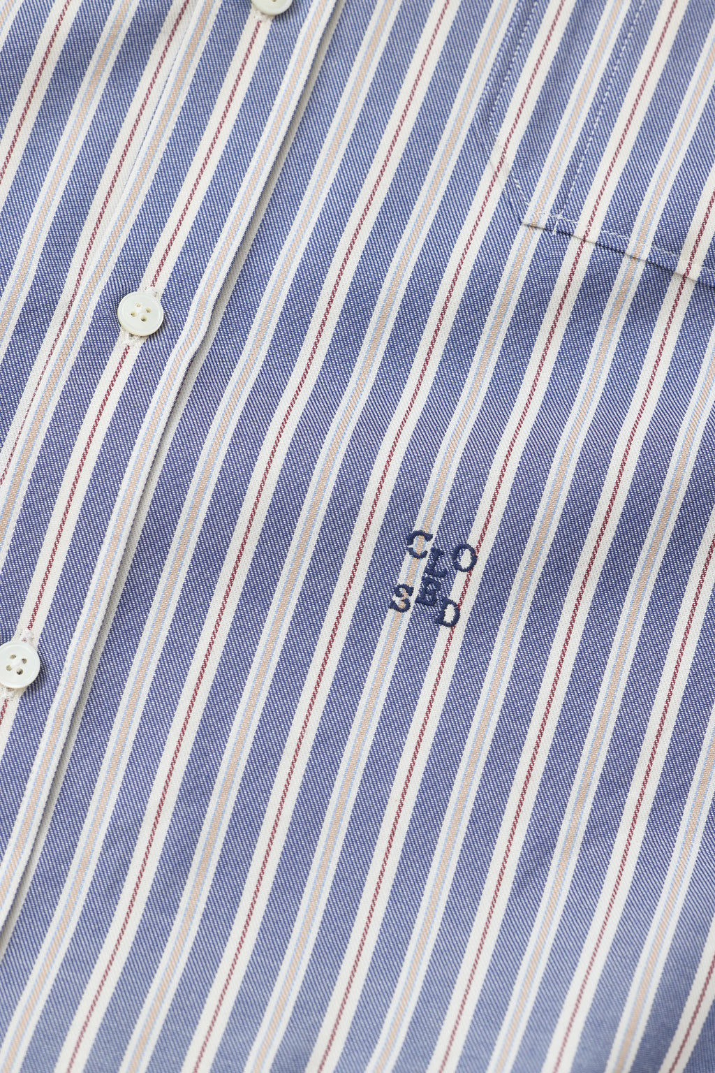 Closed Striped Cotton Shirt - Dark Night