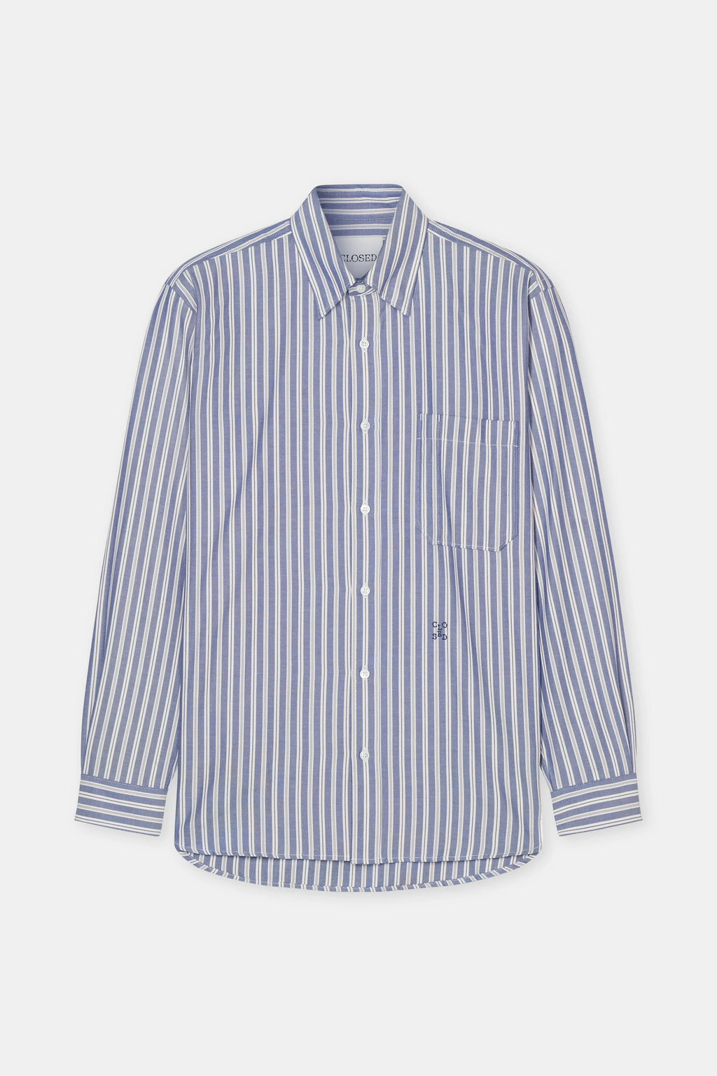 Closed Striped Cotton Shirt - Dark Night