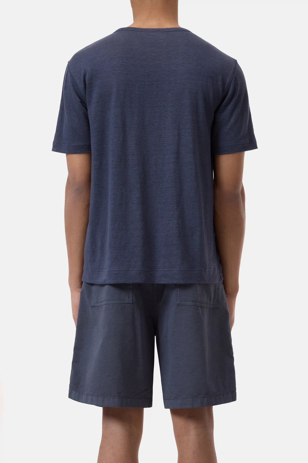 Closed Linen Blend T-shirt - Smokey Blue
