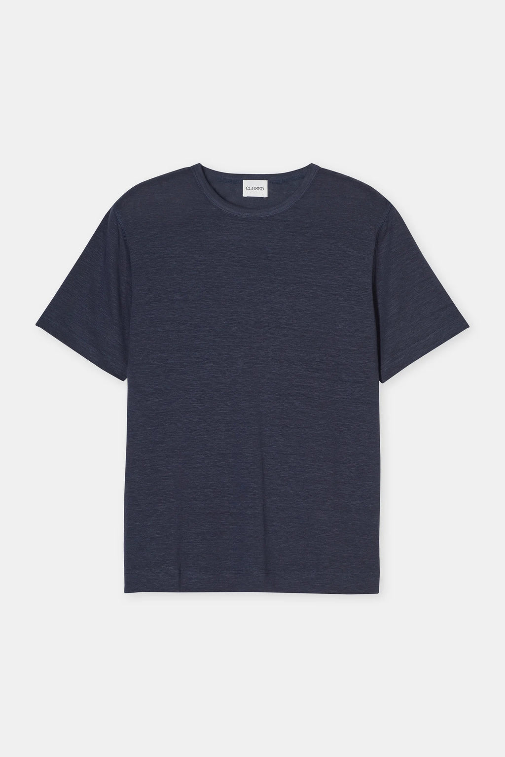 Closed Linen Blend T-shirt - Smokey Blue