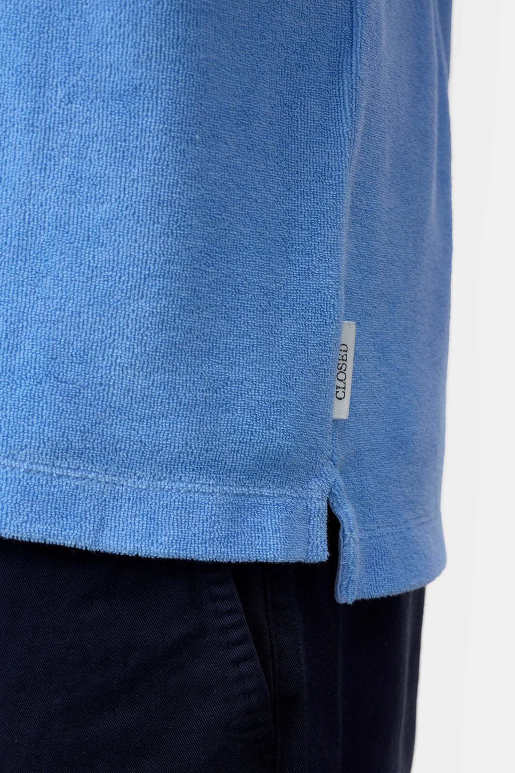 Closed Terry Towel Shirt - Sky Blue