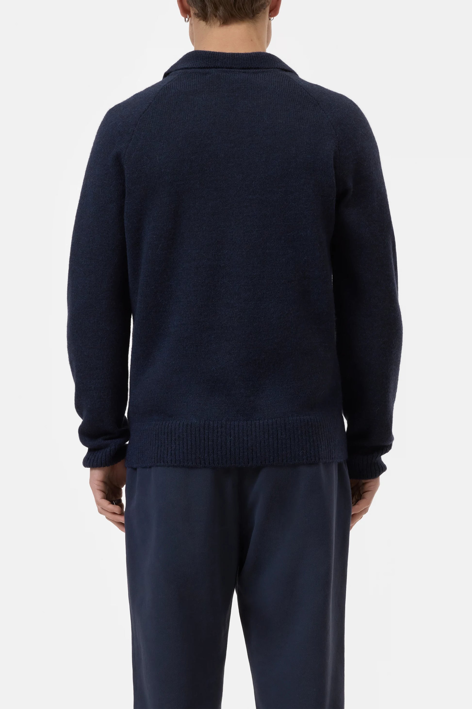 Closed Polo Sweater Zip Sweater - Dark Night