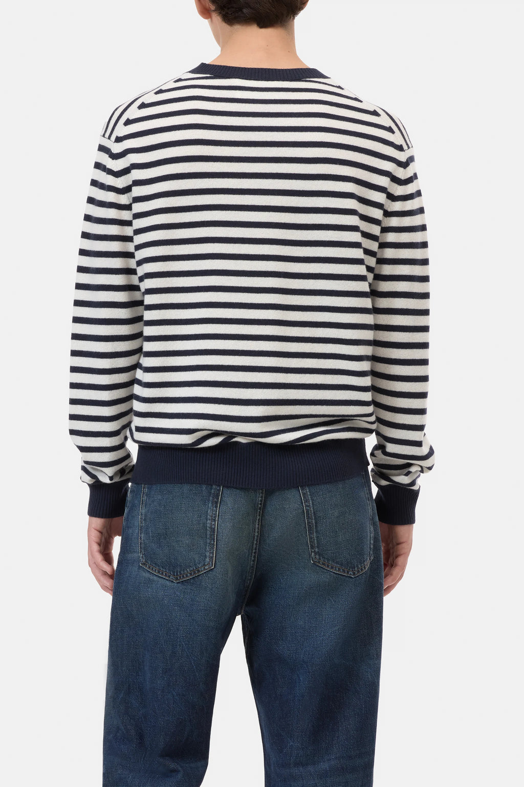 Closed Cashmere Crewneck - Dark Night Stripe