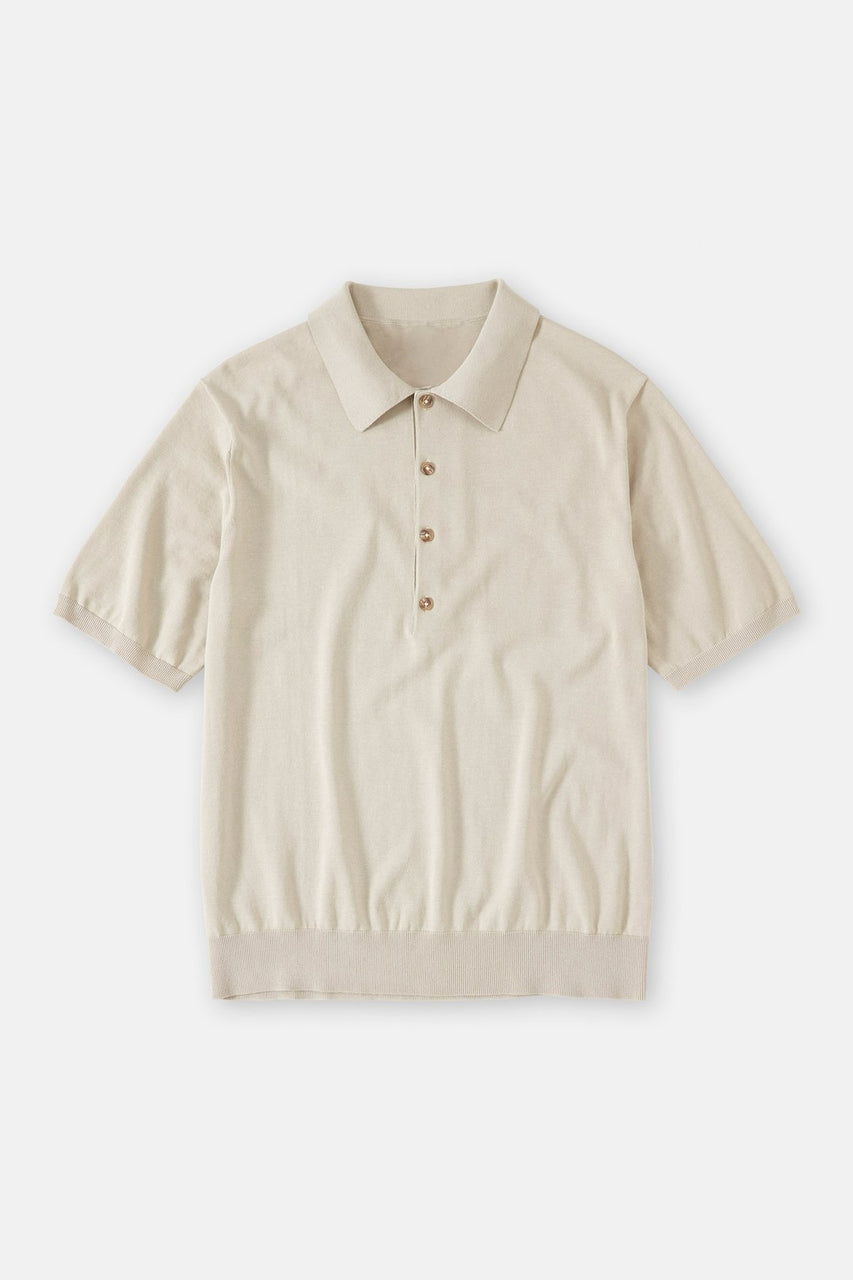 CLOSED Short Sleeve Polo - Washed Shore