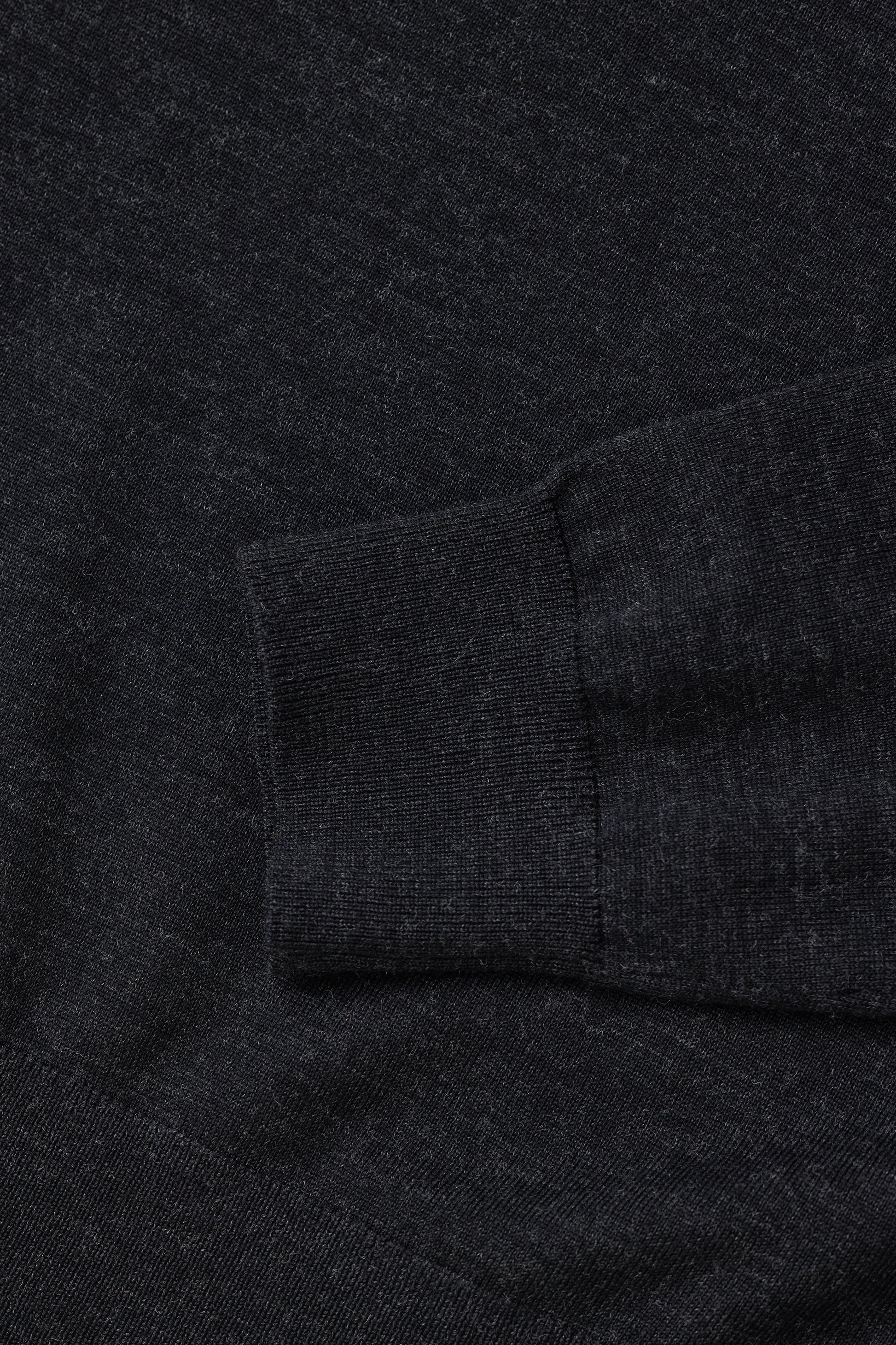 Closed Fine-Knit Crewneck Jumper - Black Melange