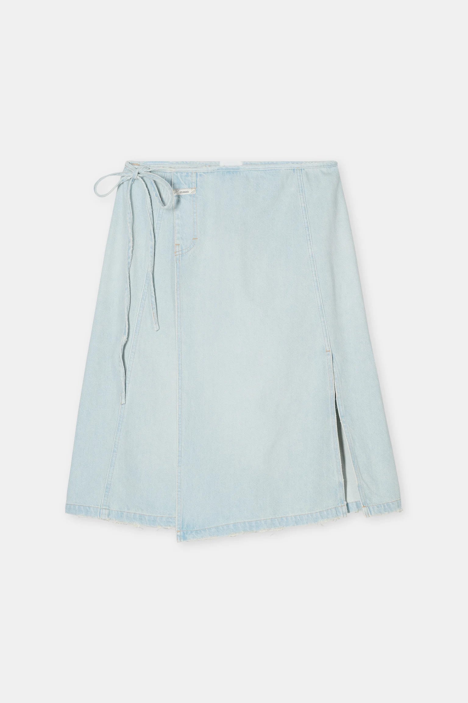 Closed Denim Wrap Skirt - Extreme Light