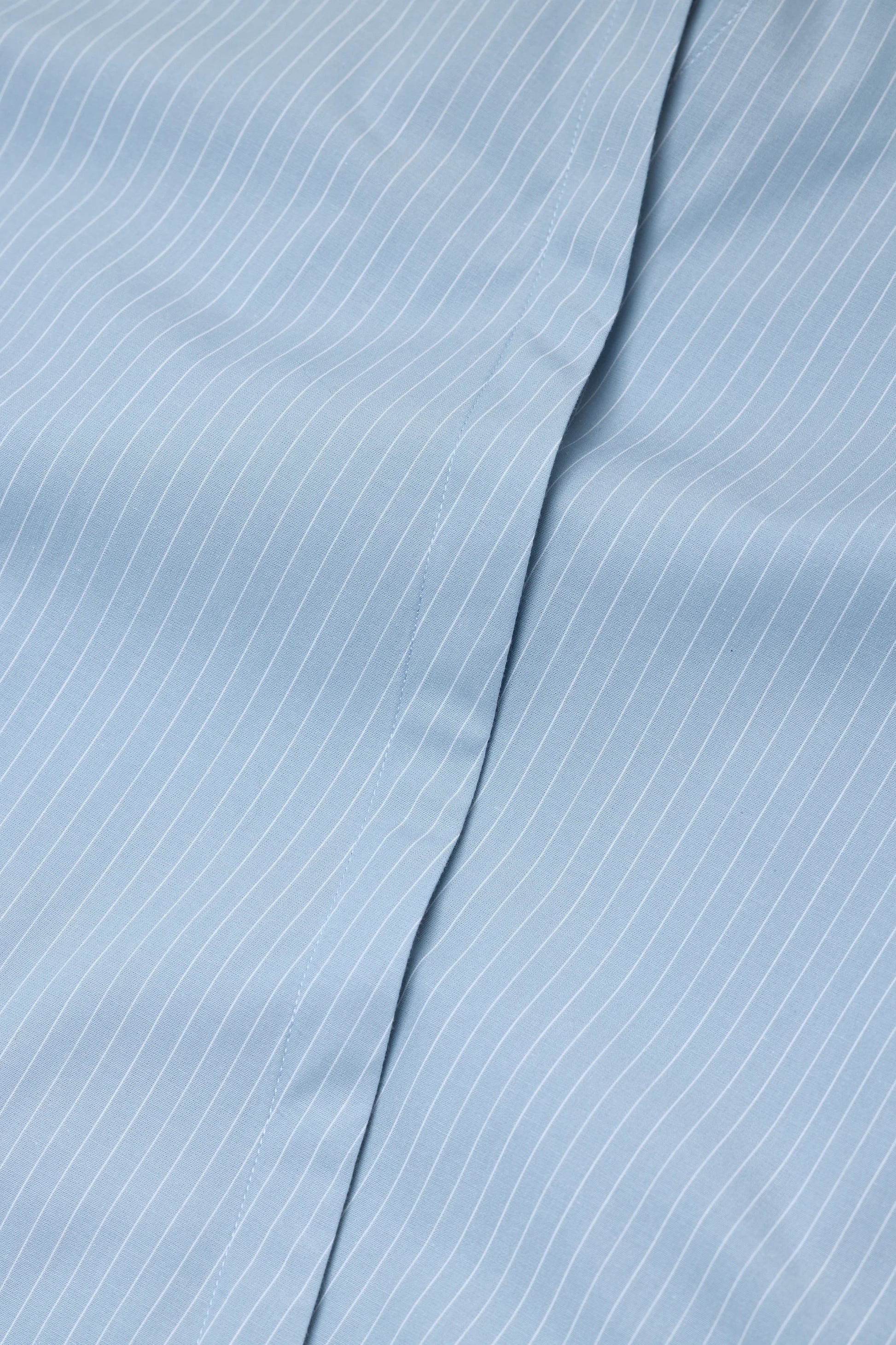Closed Asymmetric Cotton Blouse - Breeze Blue