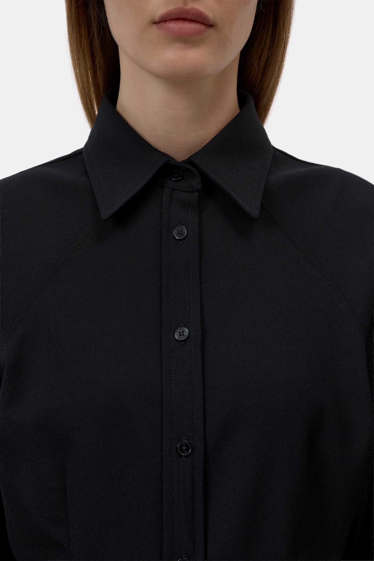 Closed Raglan Shirt - Black