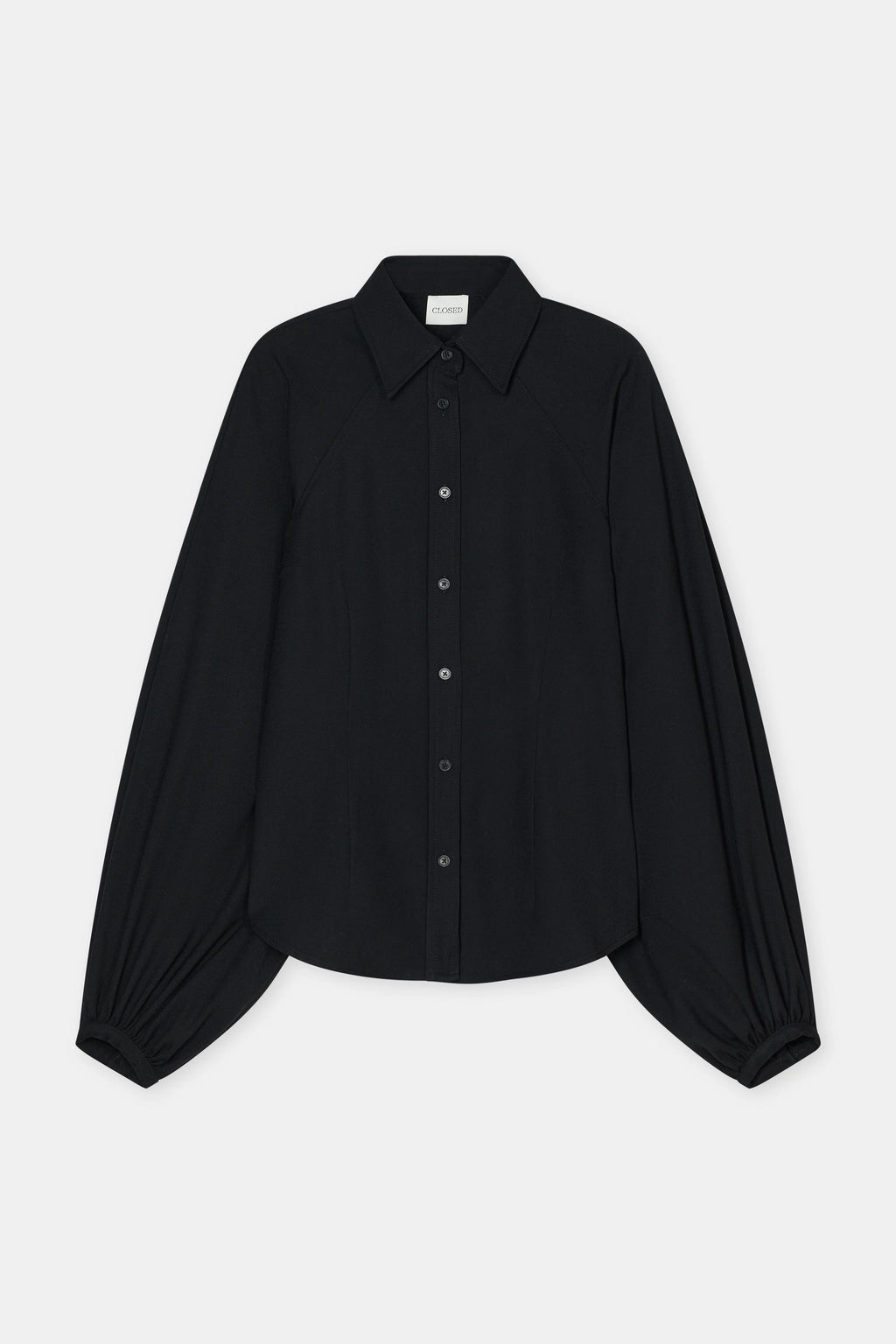 Closed Raglan Shirt - Black