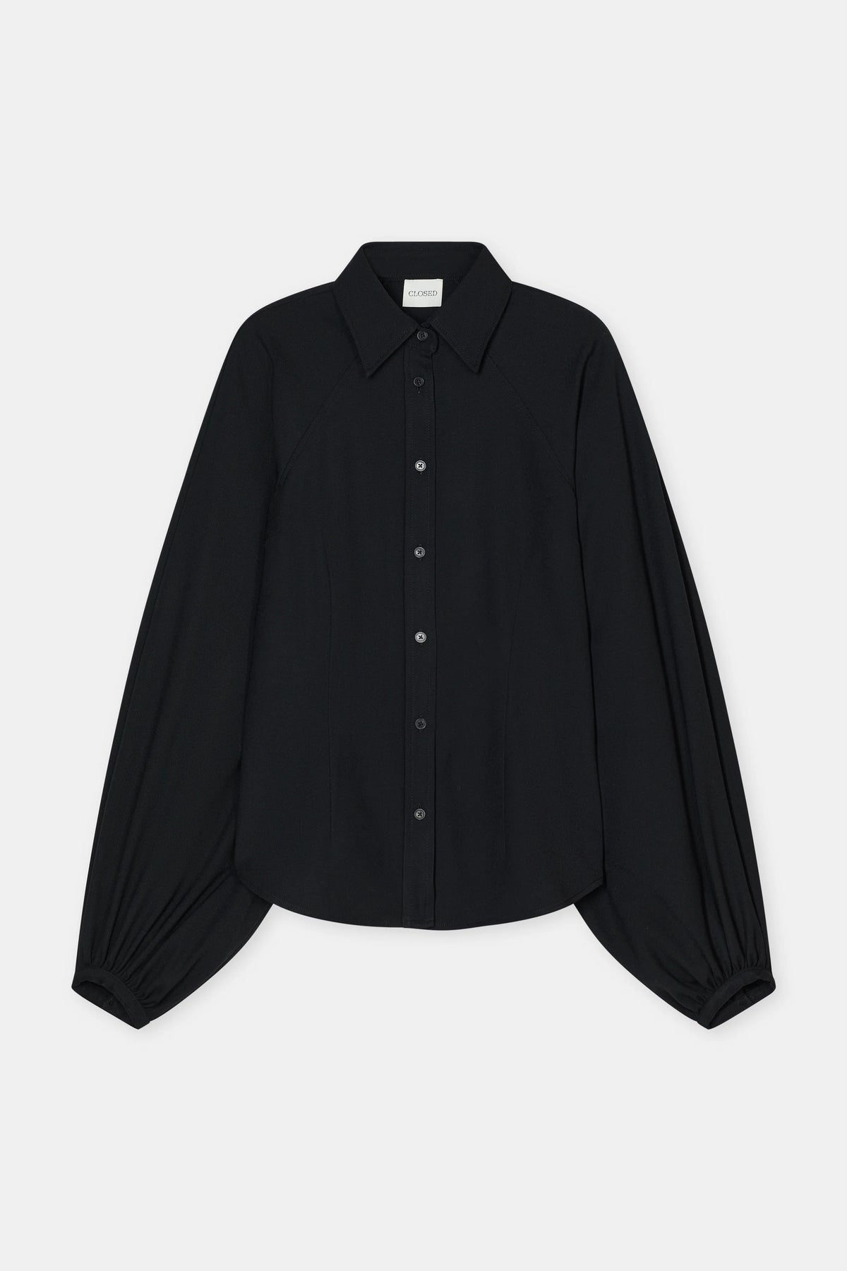 Closed Raglan Shirt - Black