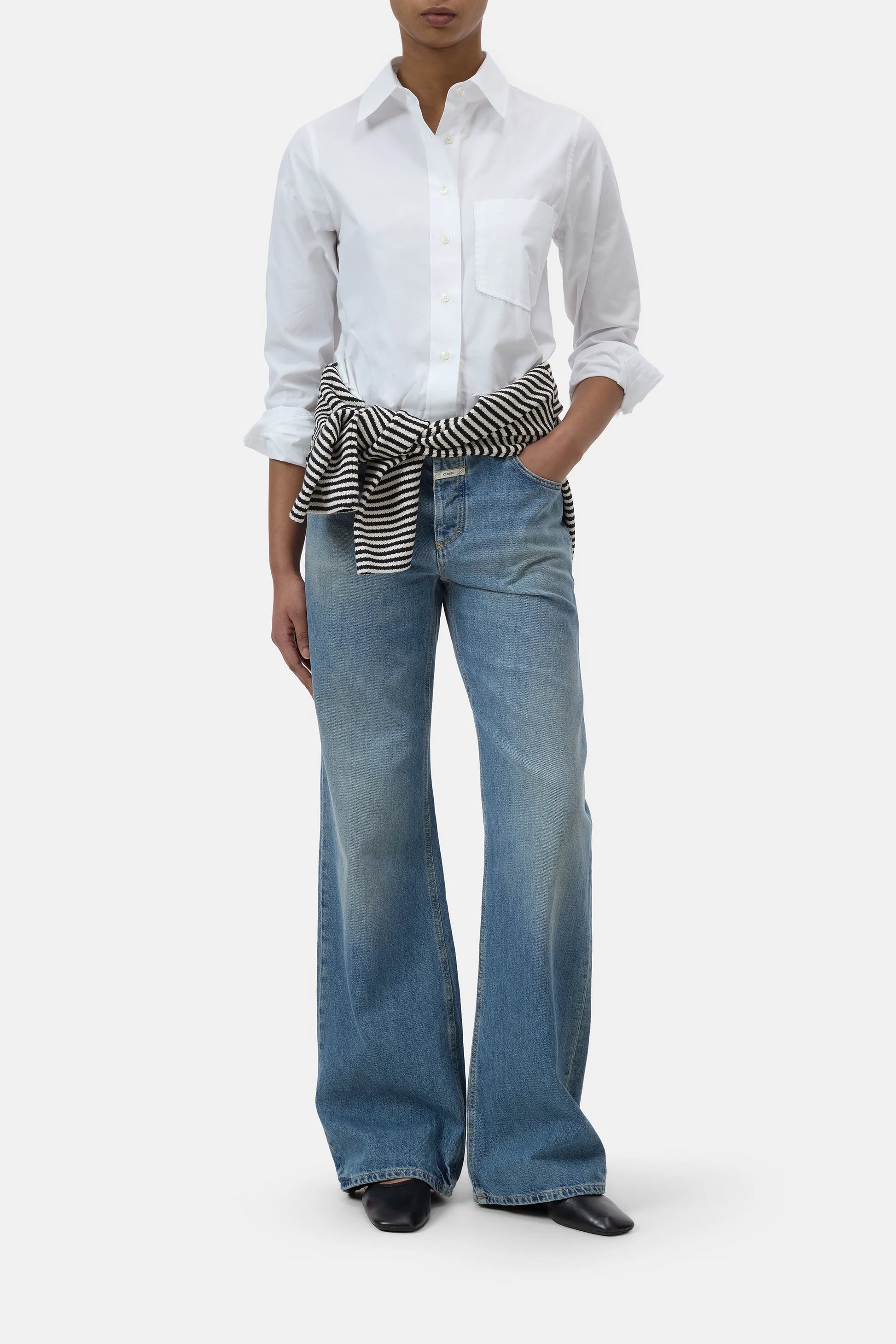 Closed Lace Detail Shirt