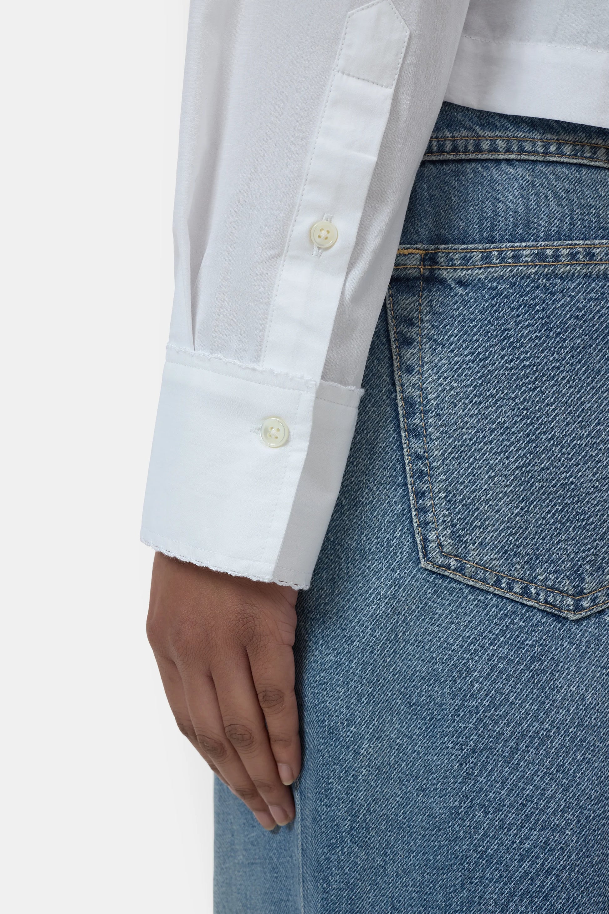 Closed Lace Detail Shirt