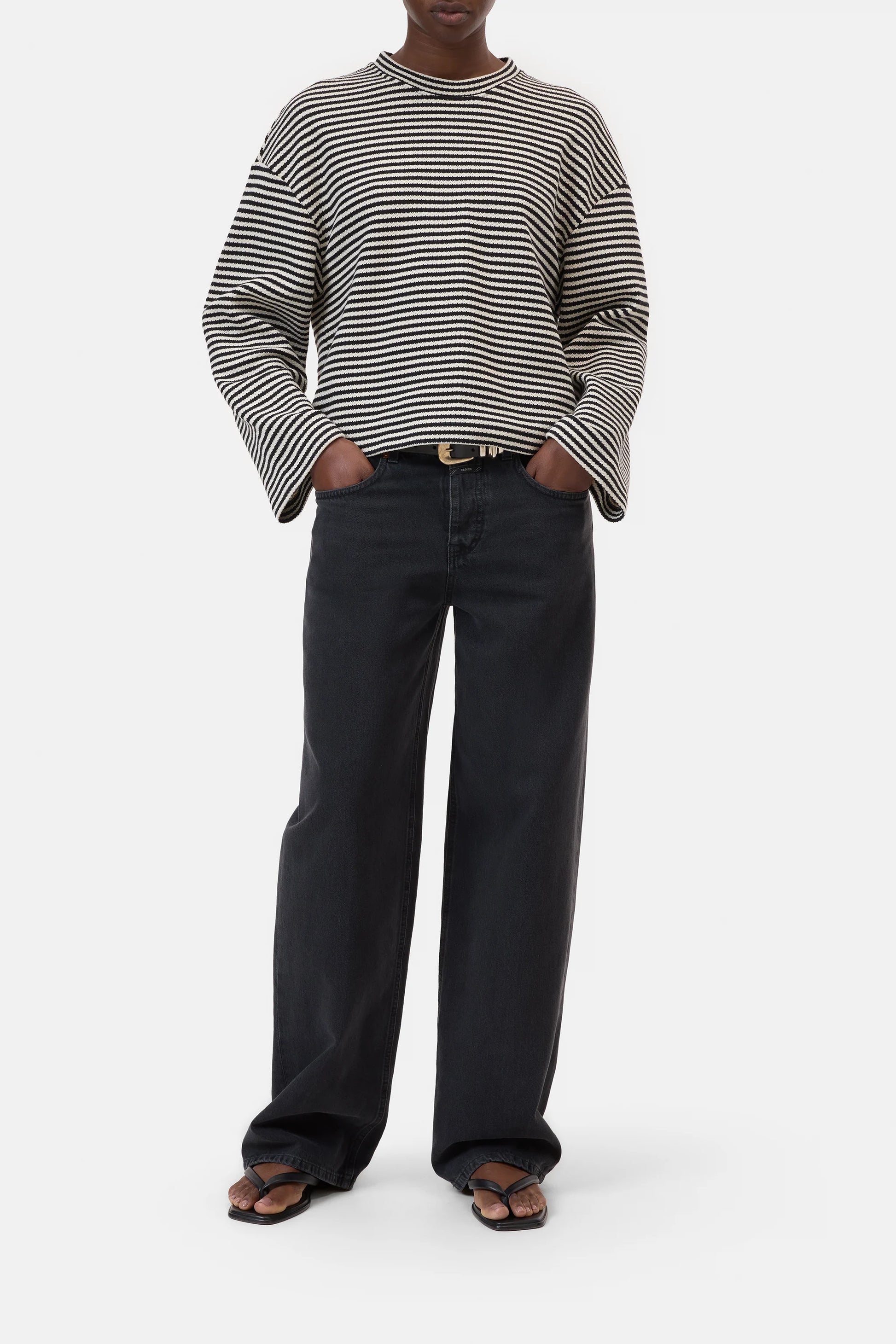 Closed  Striped Longsleeve