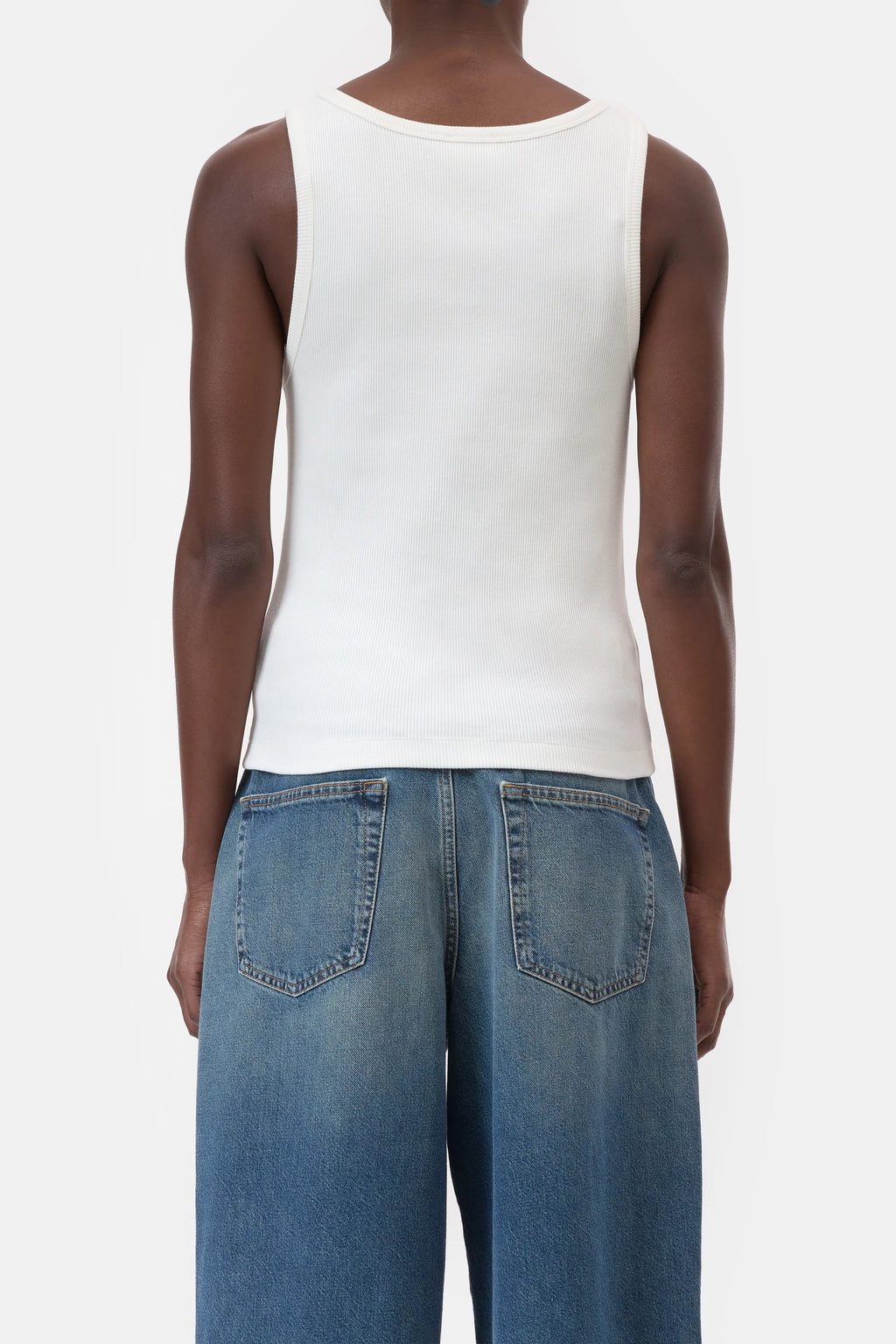 Closed Tank Top - Ivory