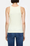 Closed Racer Tank - Vanilla Beige