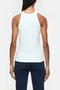 Closed Racer Tank - Ivory