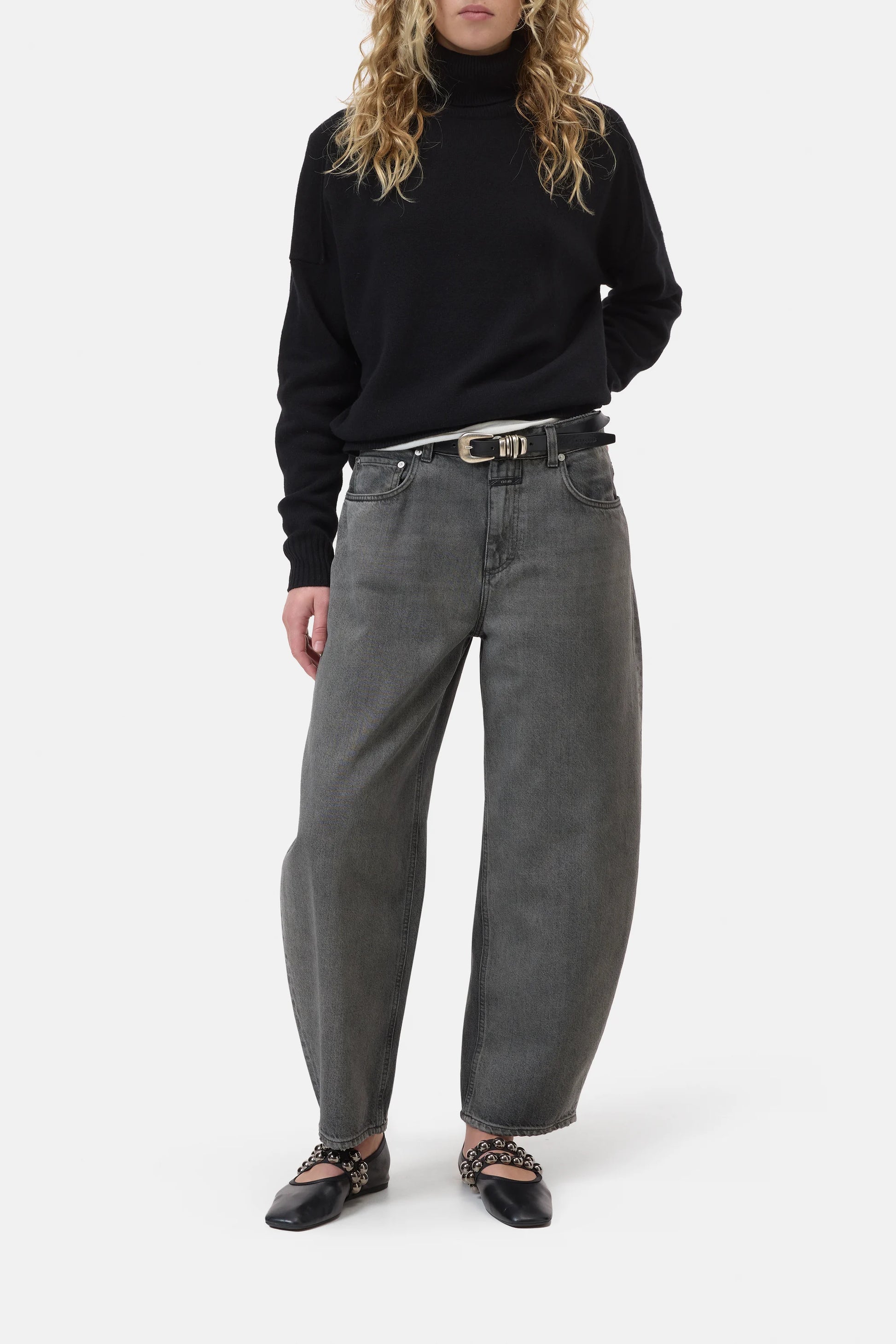 CLOSED Merino Wool Turtleneck - Black